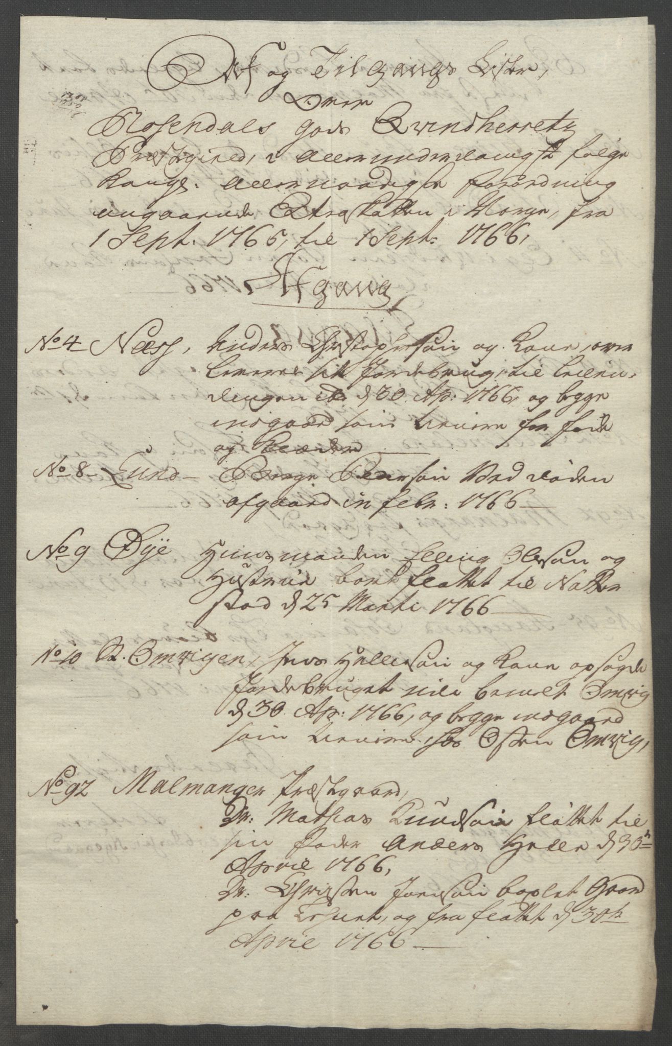 Rentekammeret inntil 1814, Reviderte regnskaper, Fogderegnskap, AV/RA-EA-4092/R49/L3157: Ekstraskatten Rosendal Baroni, 1762-1772, s. 154