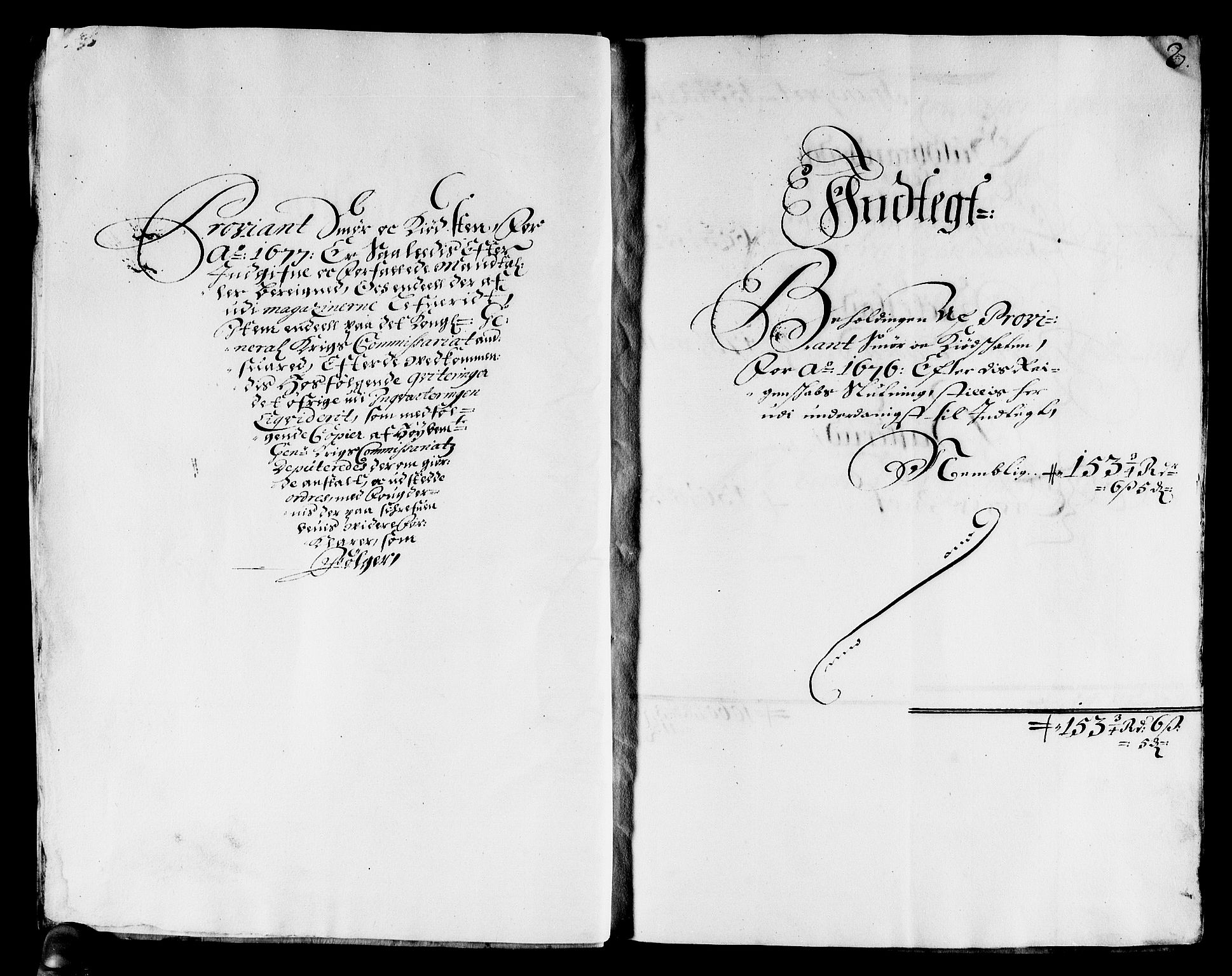 Rentekammeret inntil 1814, Reviderte regnskaper, Stiftamtstueregnskaper, Landkommissariatet på Akershus og Akershus stiftamt, RA/EA-5869/R/Rb/L0134: Akershus stiftamt, 1677