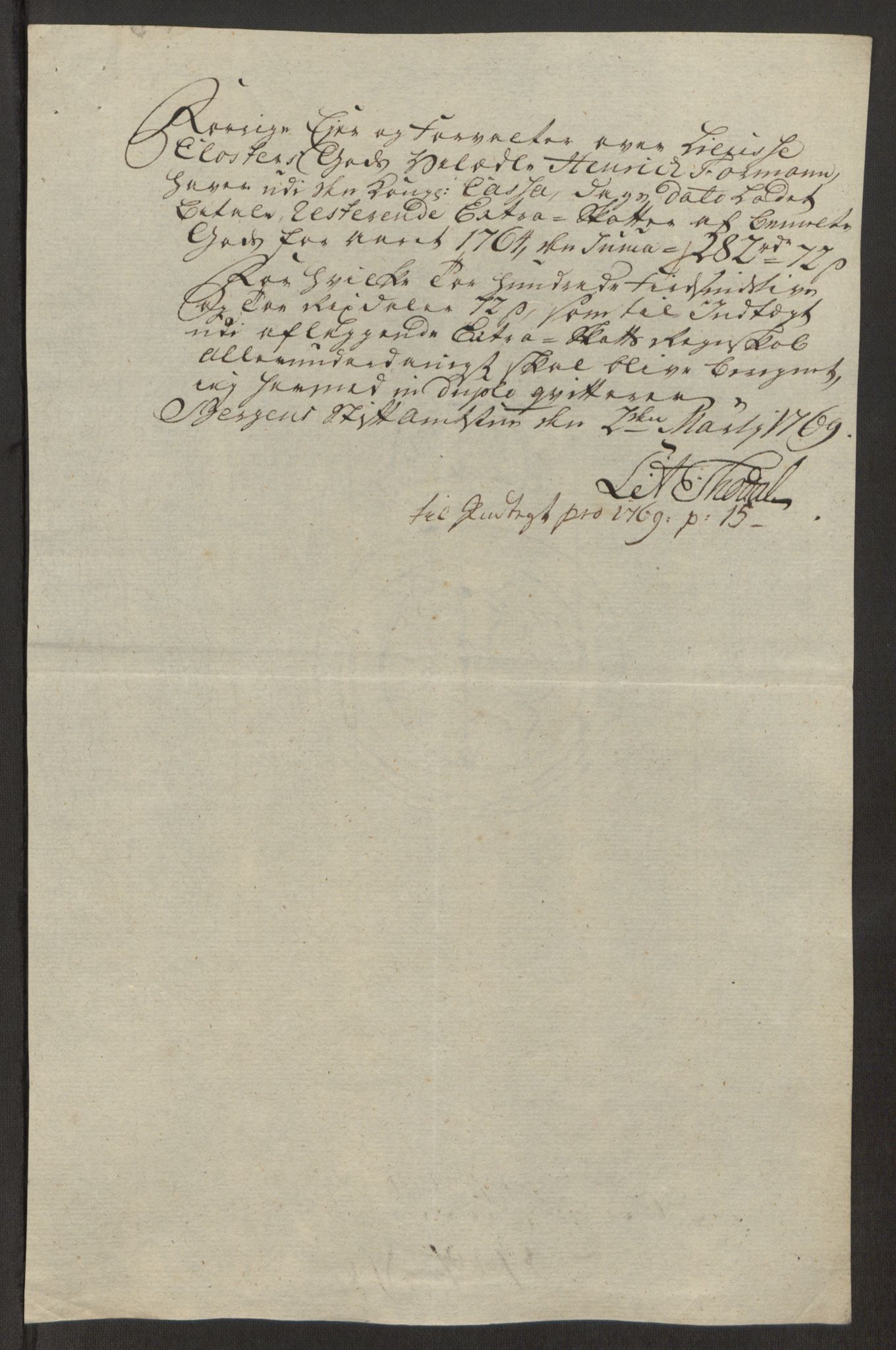Rentekammeret inntil 1814, Reviderte regnskaper, Fogderegnskap, AV/RA-EA-4092/R50/L3180: Ekstraskatten Lyse kloster, 1762-1783, s. 127