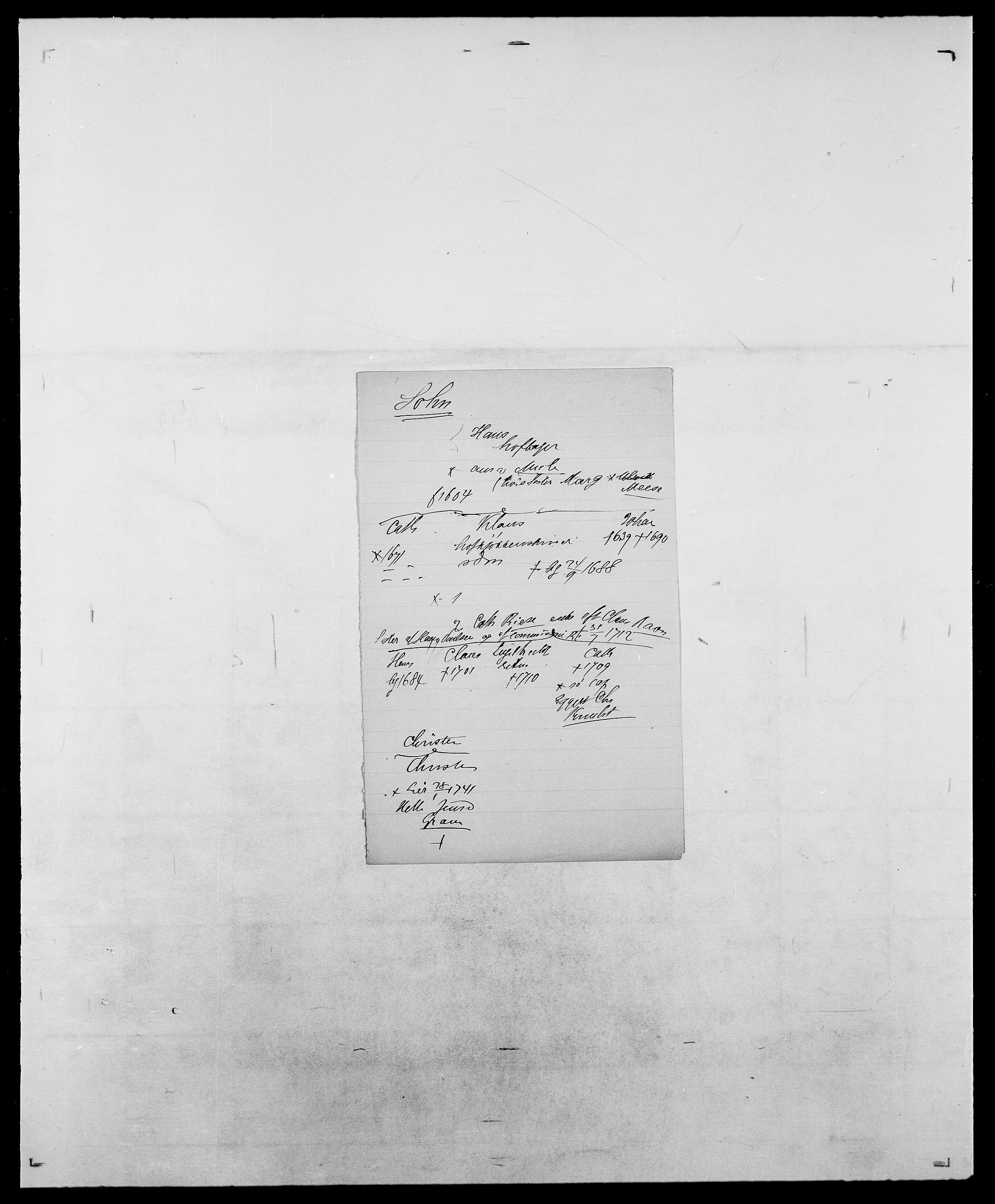 Delgobe, Charles Antoine - samling, AV/SAO-PAO-0038/D/Da/L0036: Skaanør - Staverskov, s. 375