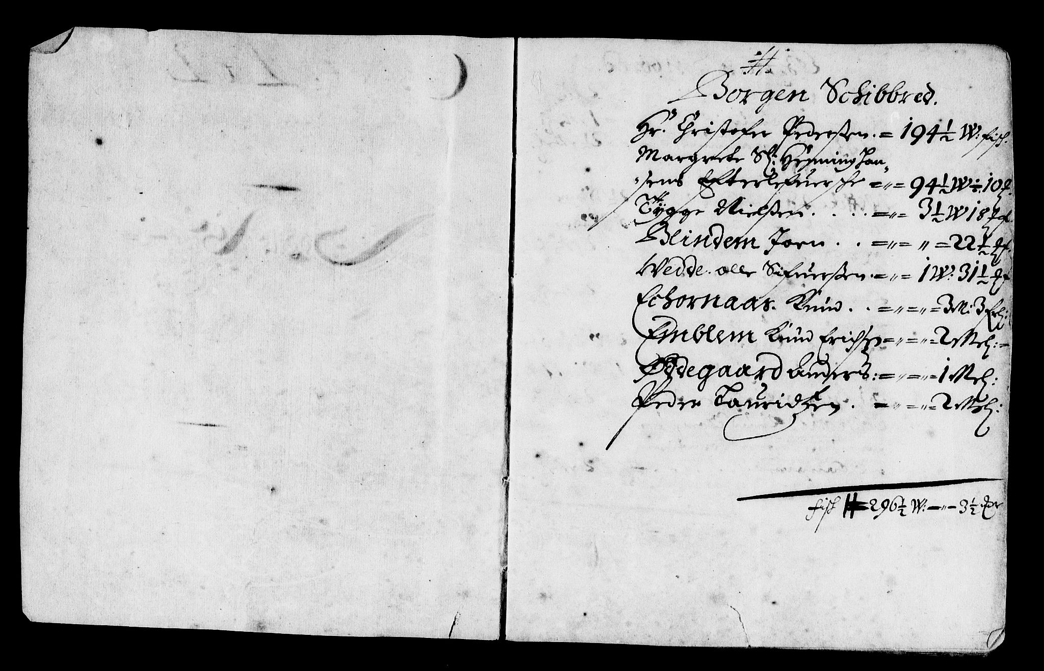 Rentekammeret inntil 1814, Reviderte regnskaper, Stiftamtstueregnskaper, Bergen stiftamt, AV/RA-EA-6043/R/Rc/L0037: Bergen stiftamt, 1673