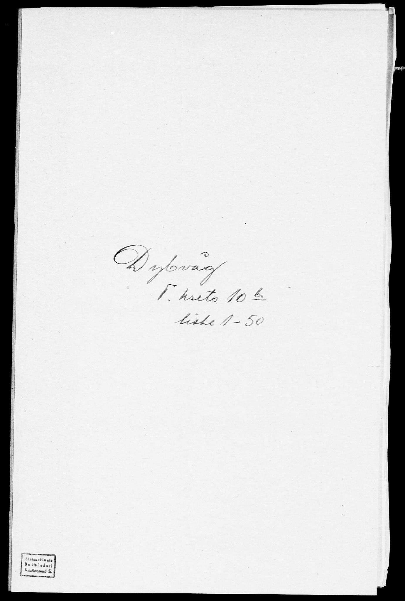 SAK, Folketelling 1875 for 0915P Dypvåg prestegjeld, 1875, s. 1409