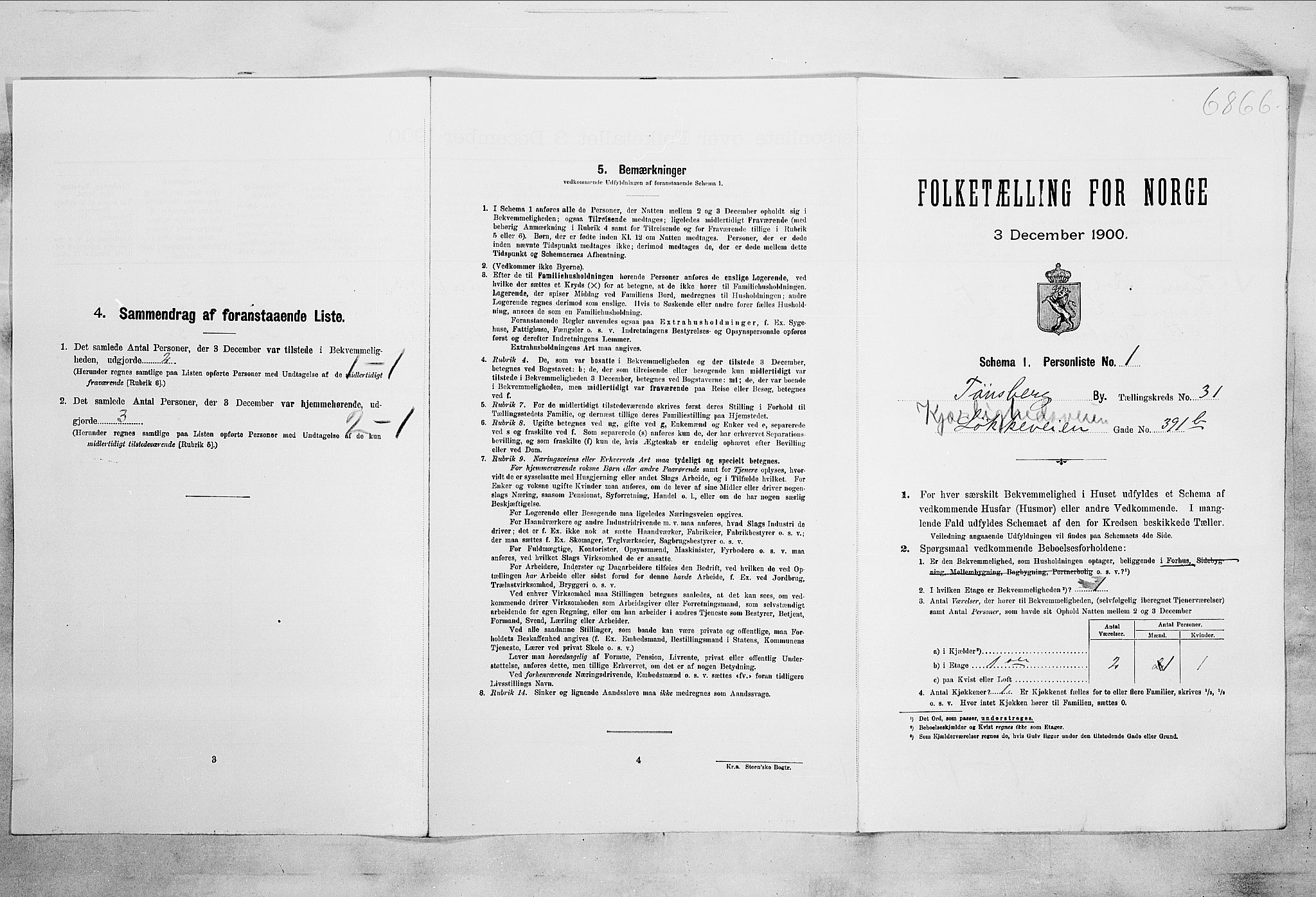 RA, Folketelling 1900 for 0705 Tønsberg kjøpstad, 1900, s. 4752