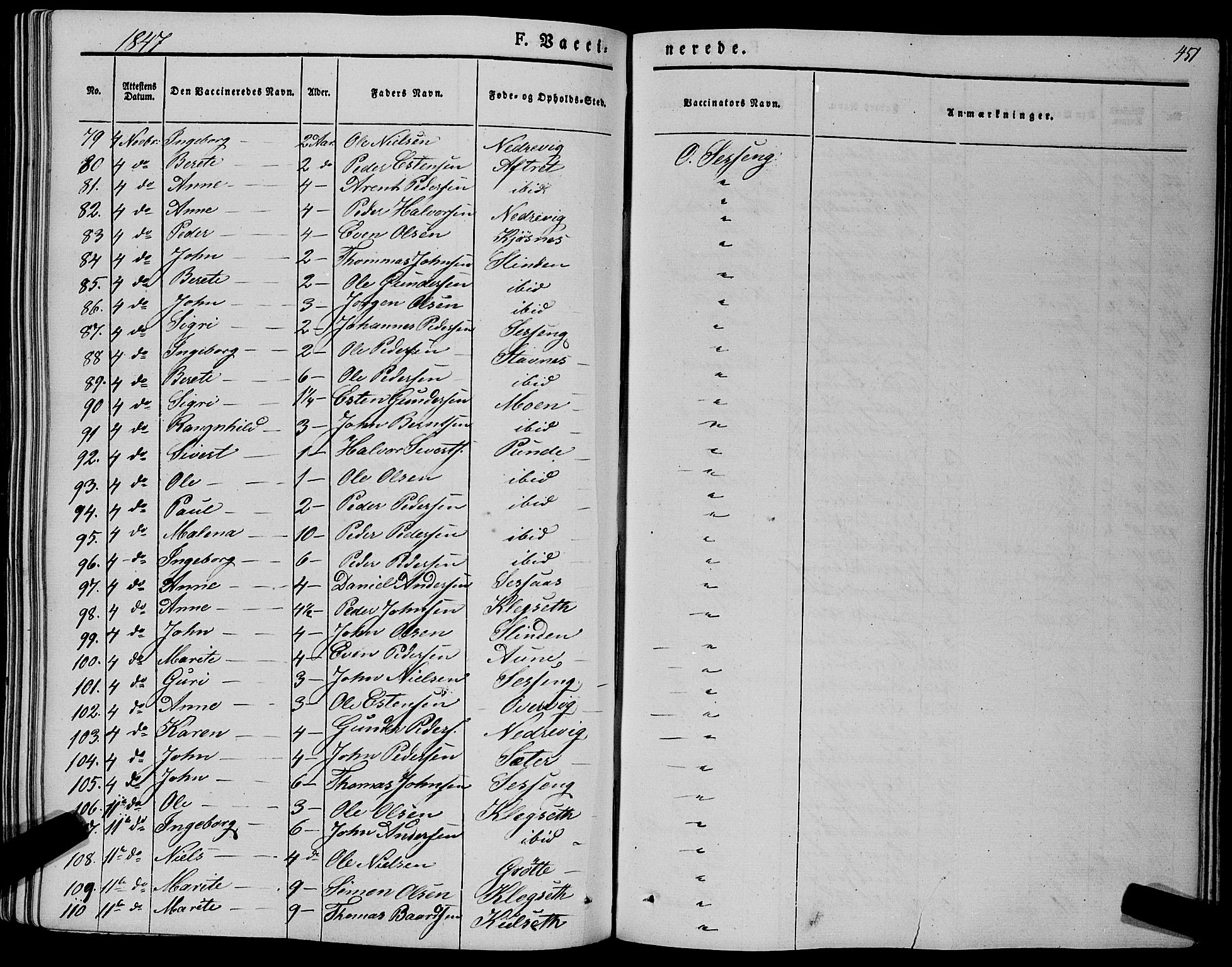 Ministerialprotokoller, klokkerbøker og fødselsregistre - Sør-Trøndelag, AV/SAT-A-1456/695/L1145: Ministerialbok nr. 695A06 /1, 1843-1859, s. 451