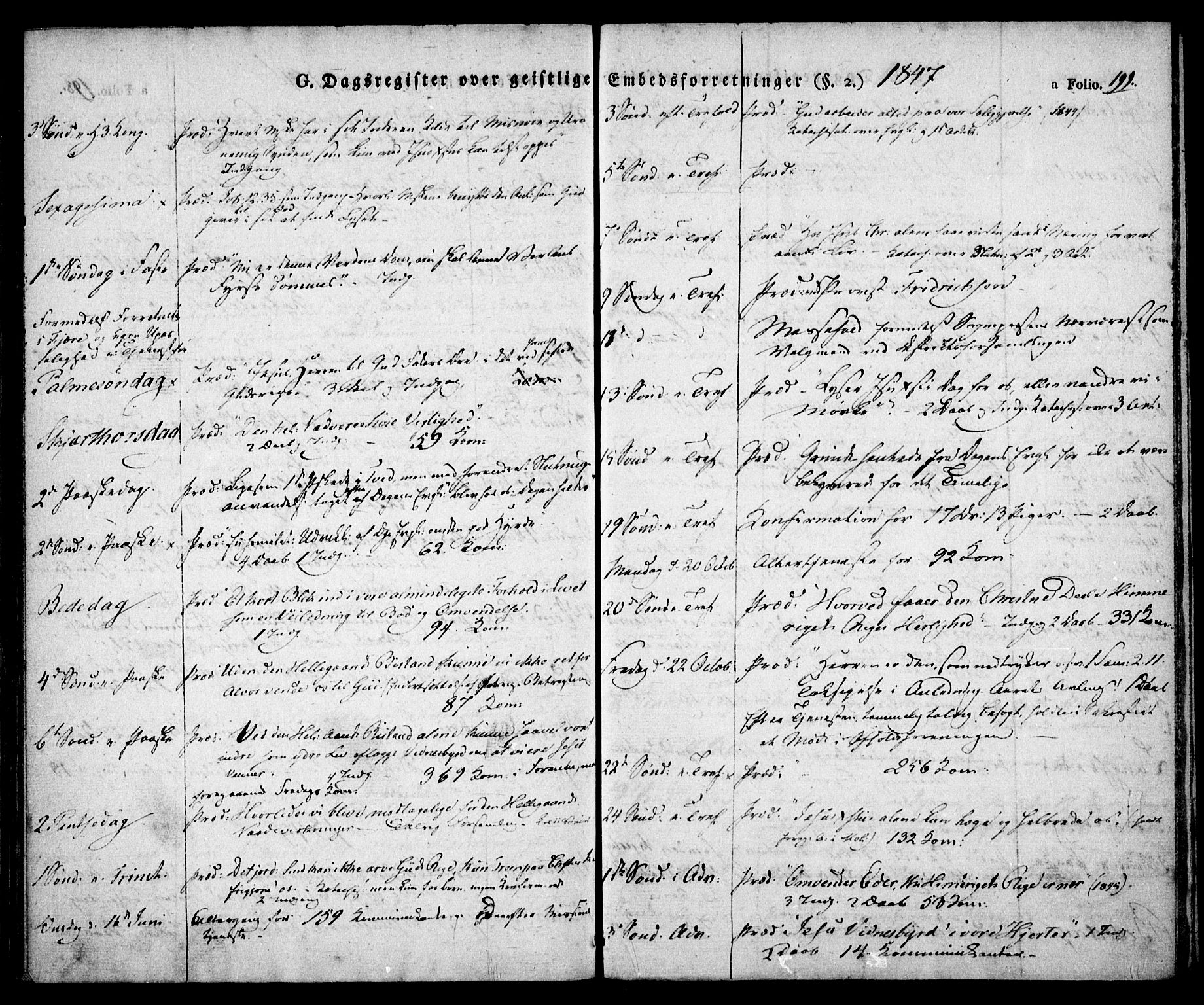 Birkenes sokneprestkontor, SAK/1111-0004/F/Fa/L0001: Ministerialbok nr. A 1, 1829-1849, s. 199
