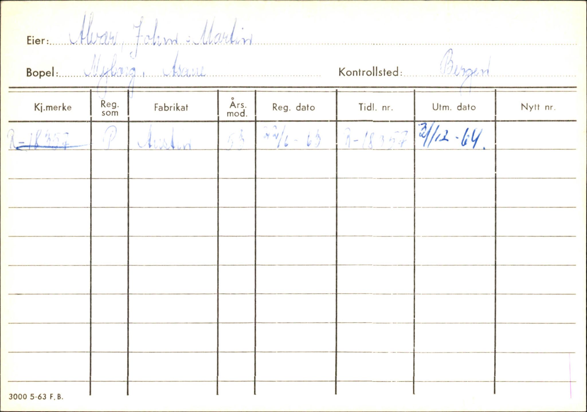 Statens vegvesen, Hordaland vegkontor, AV/SAB-A-5201/2/Ha/L0001: R-eierkort A, 1920-1971, s. 634