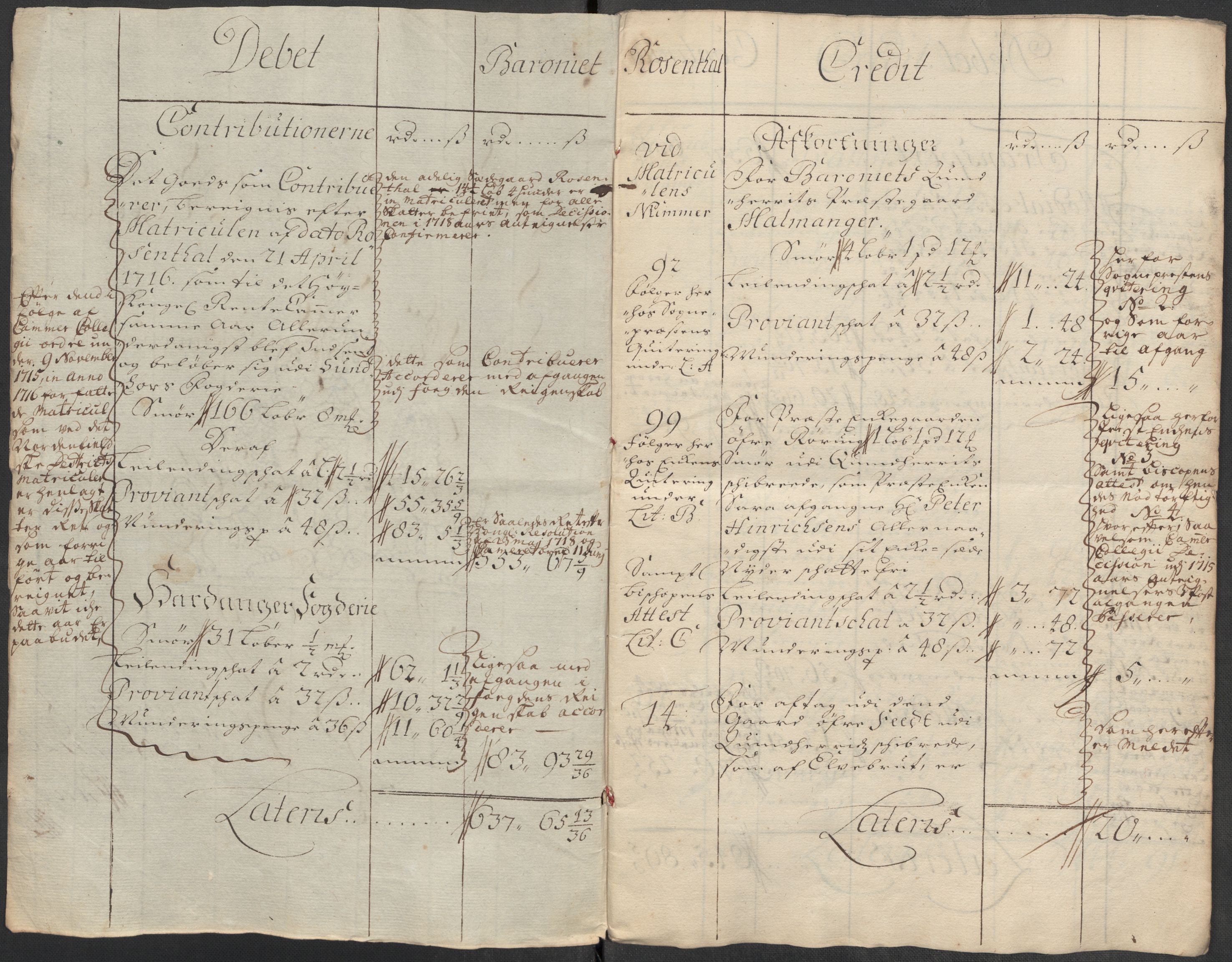 Rentekammeret inntil 1814, Reviderte regnskaper, Fogderegnskap, AV/RA-EA-4092/R49/L3140: Fogderegnskap Rosendal Baroni, 1718-1720, s. 95