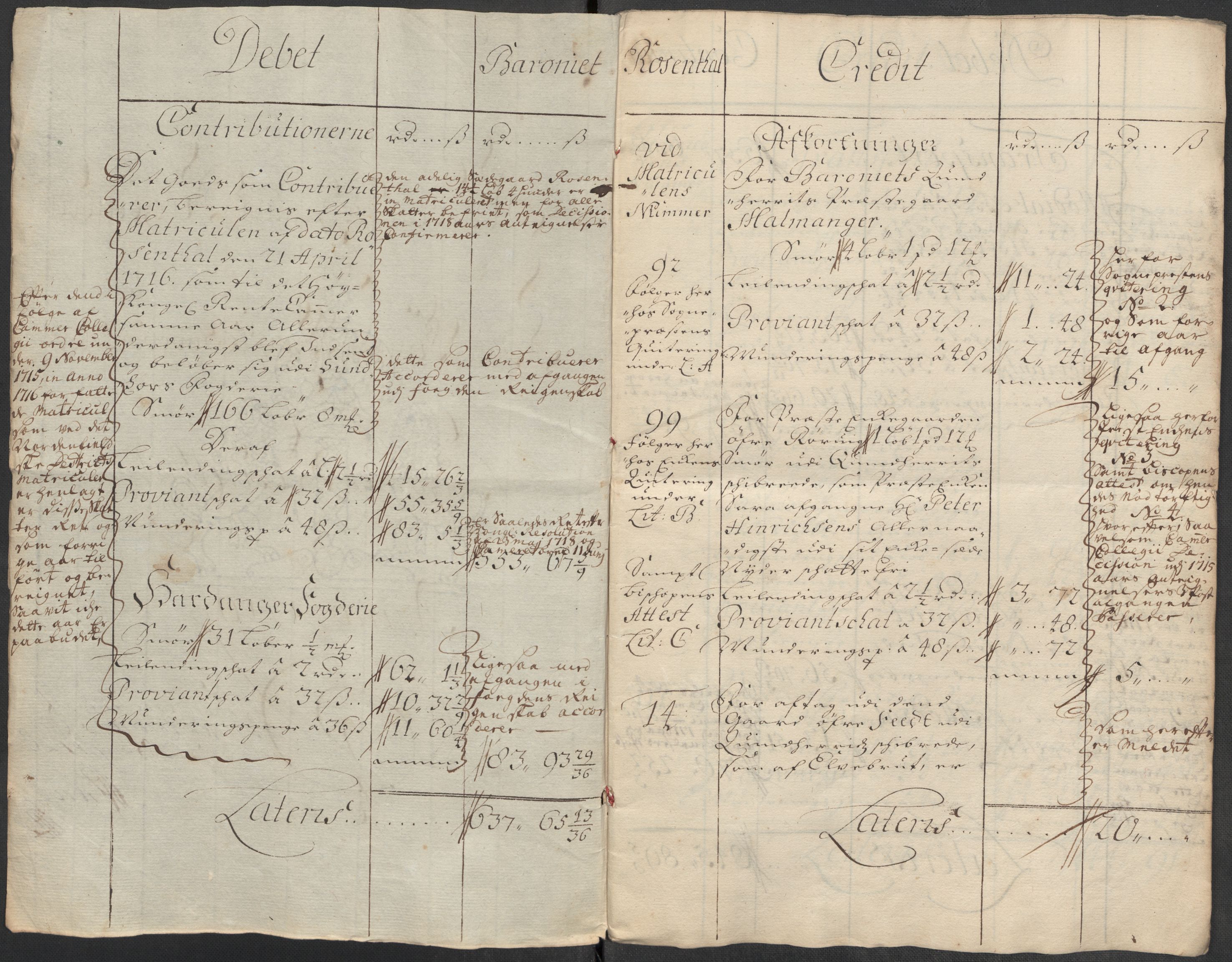 Rentekammeret inntil 1814, Reviderte regnskaper, Fogderegnskap, RA/EA-4092/R49/L3140: Fogderegnskap Rosendal Baroni, 1718-1720, s. 95