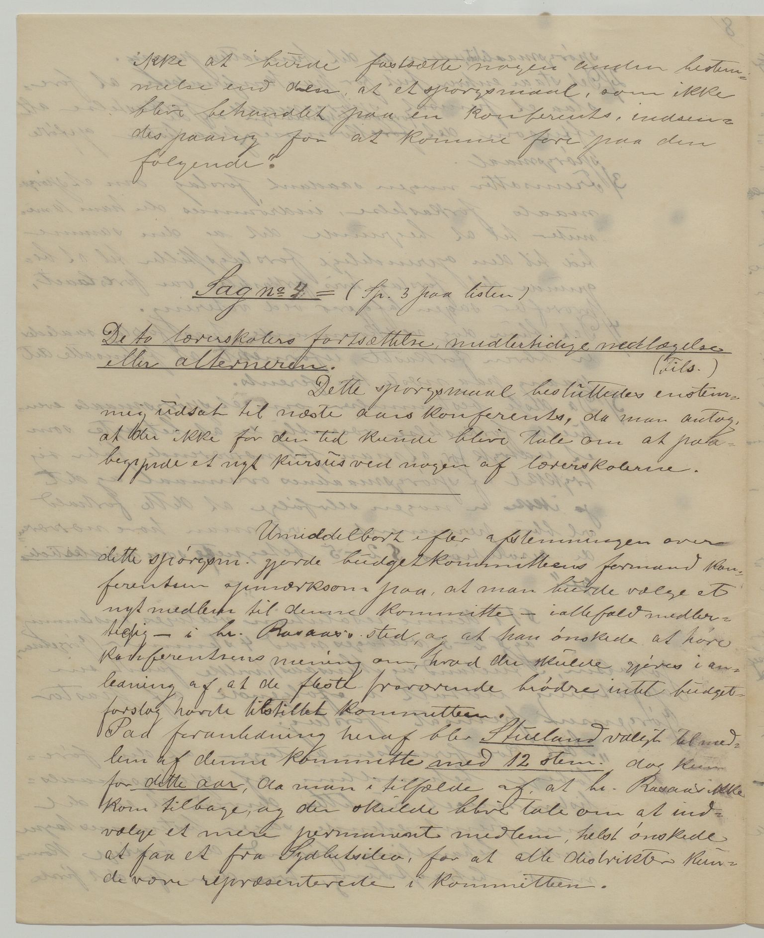 Det Norske Misjonsselskap - hovedadministrasjonen, VID/MA-A-1045/D/Da/Daa/L0036/0004: Konferansereferat og årsberetninger / Konferansereferat fra Madagaskar Innland., 1883