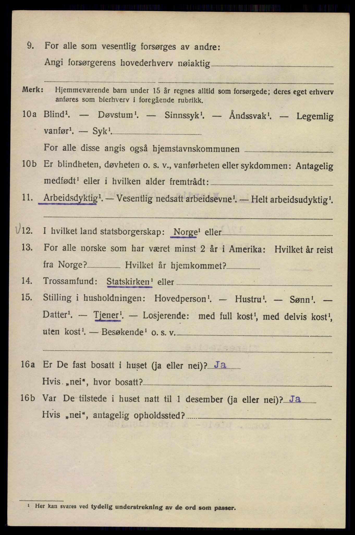 SAO, Folketelling 1920 for 0301 Kristiania kjøpstad, 1920, s. 548916