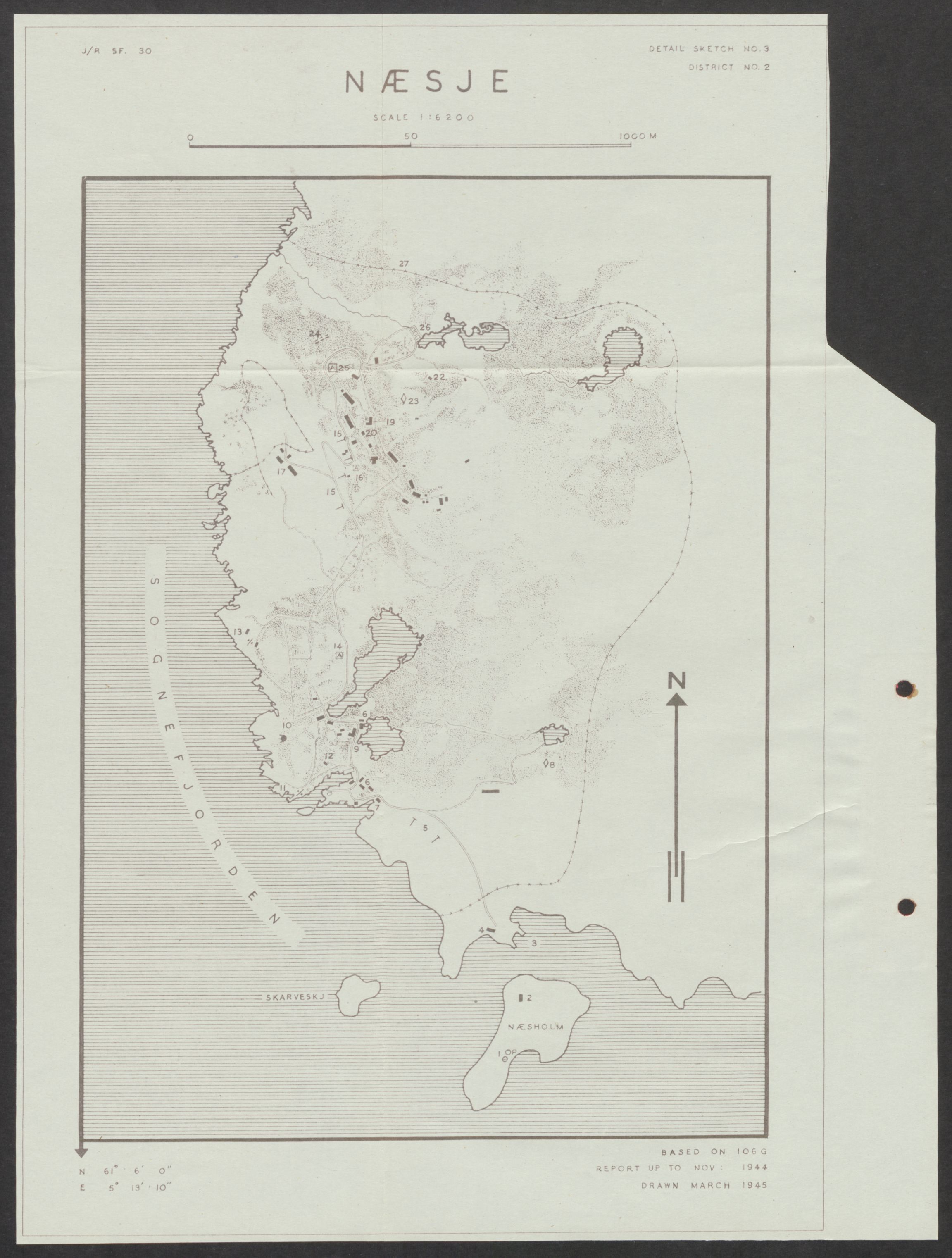 Forsvaret, Forsvarets overkommando II, AV/RA-RAFA-3915/D/Dd/L0017: Sogn og Fjordane / Hordaland, 1943-1945, s. 84