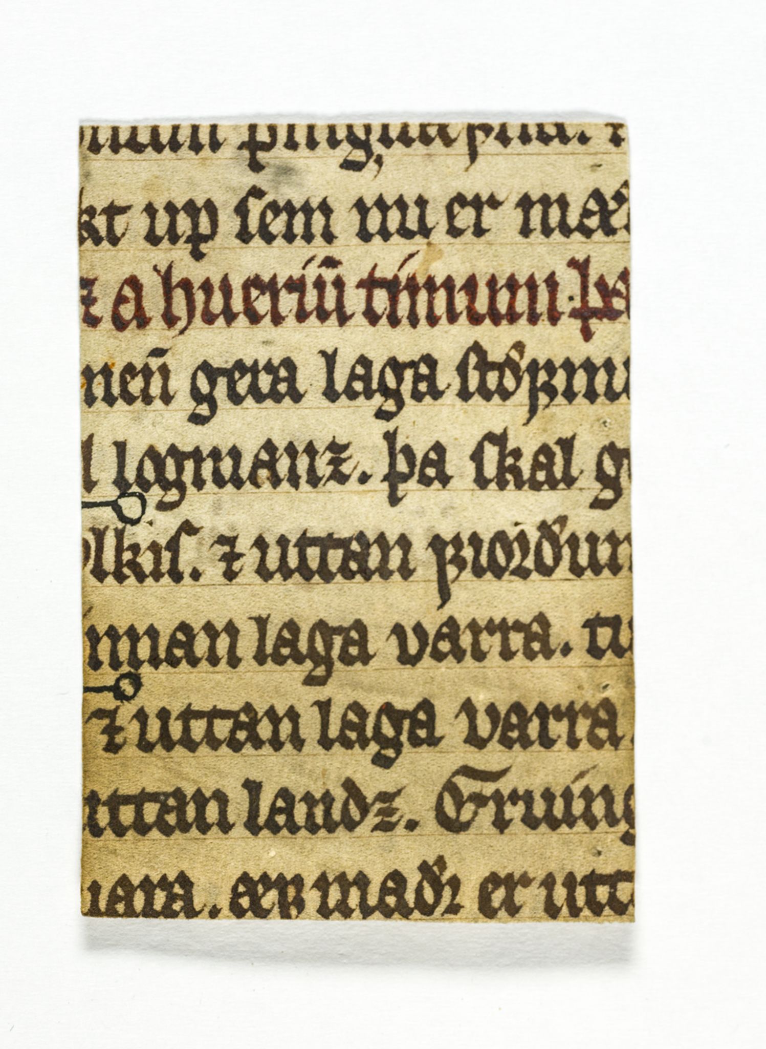 Riksarkivets diplomsamling, AV/RA-EA-5965/F26/L0003: Norrøne membranfragmenter bestand 11-30, 1100-1536, s. 124