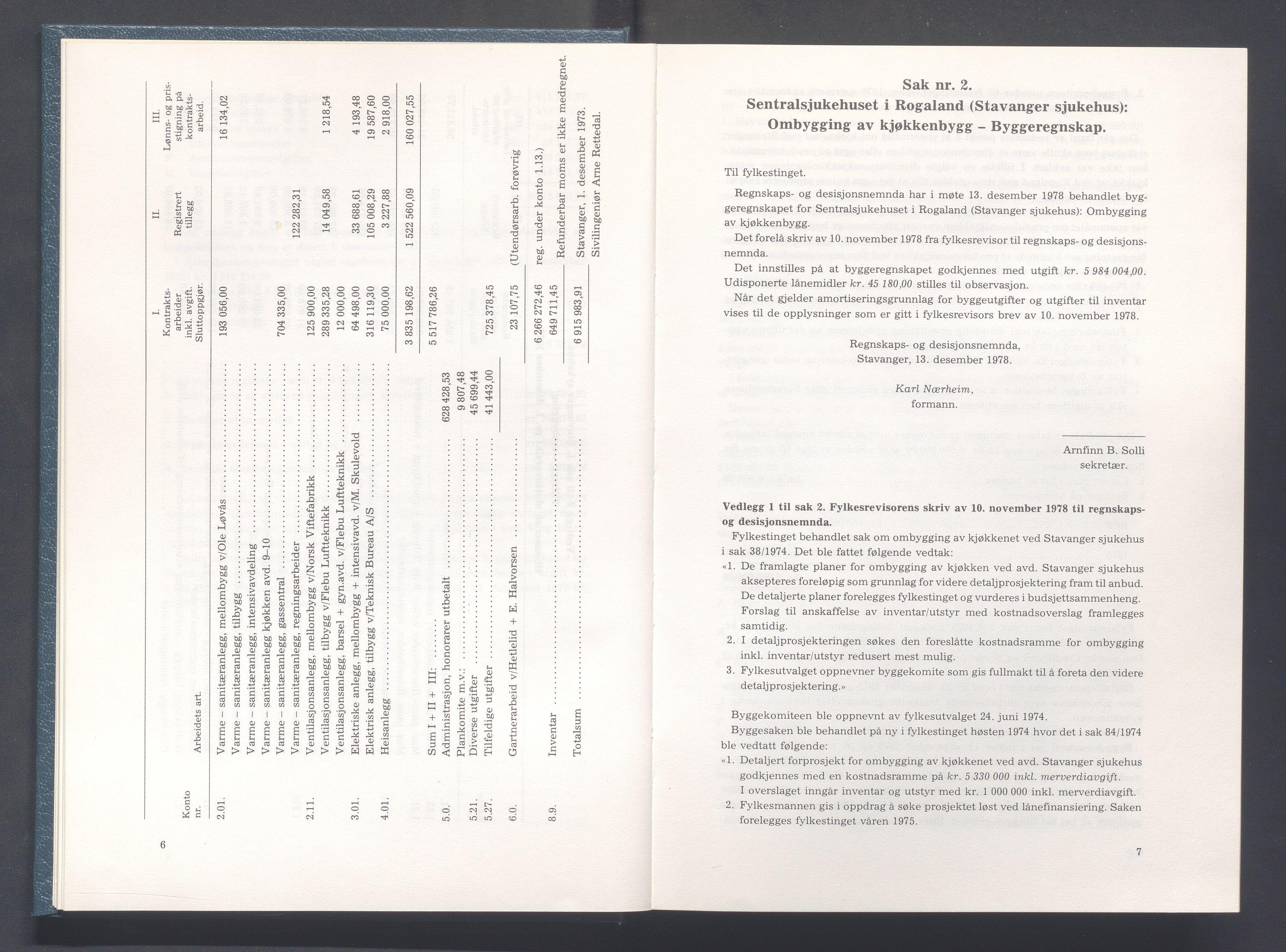 Rogaland fylkeskommune - Fylkesrådmannen , IKAR/A-900/A/Aa/Aaa/L0099: Møtebok , 1979, s. 6-7