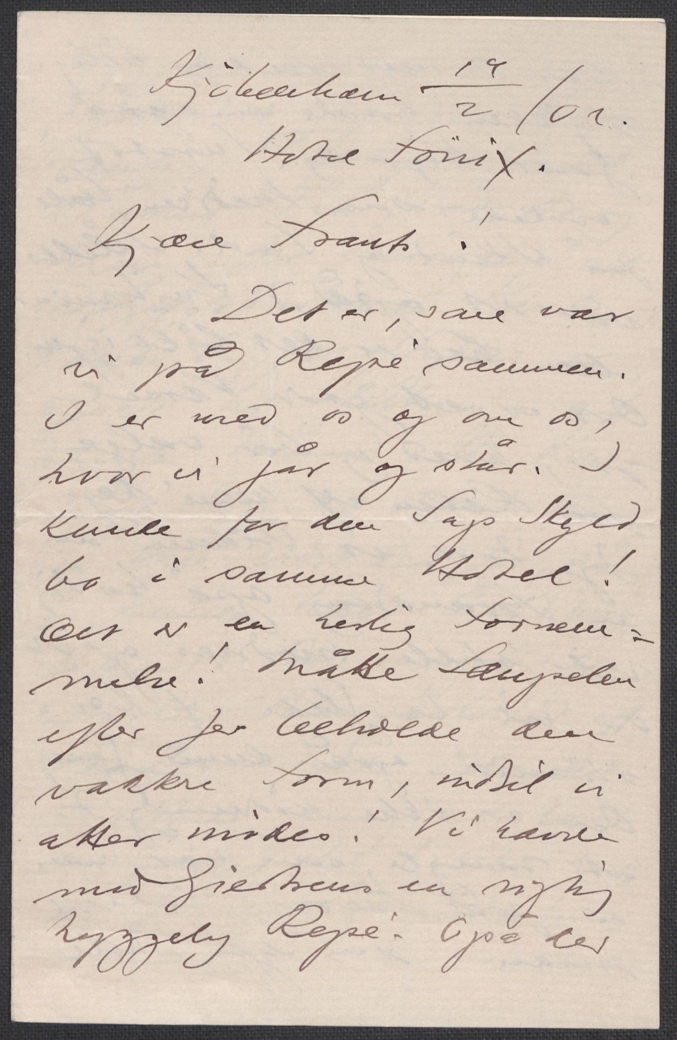 Beyer, Frants, RA/PA-0132/F/L0001: Brev fra Edvard Grieg til Frantz Beyer og "En del optegnelser som kan tjene til kommentar til brevene" av Marie Beyer, 1872-1907, s. 634
