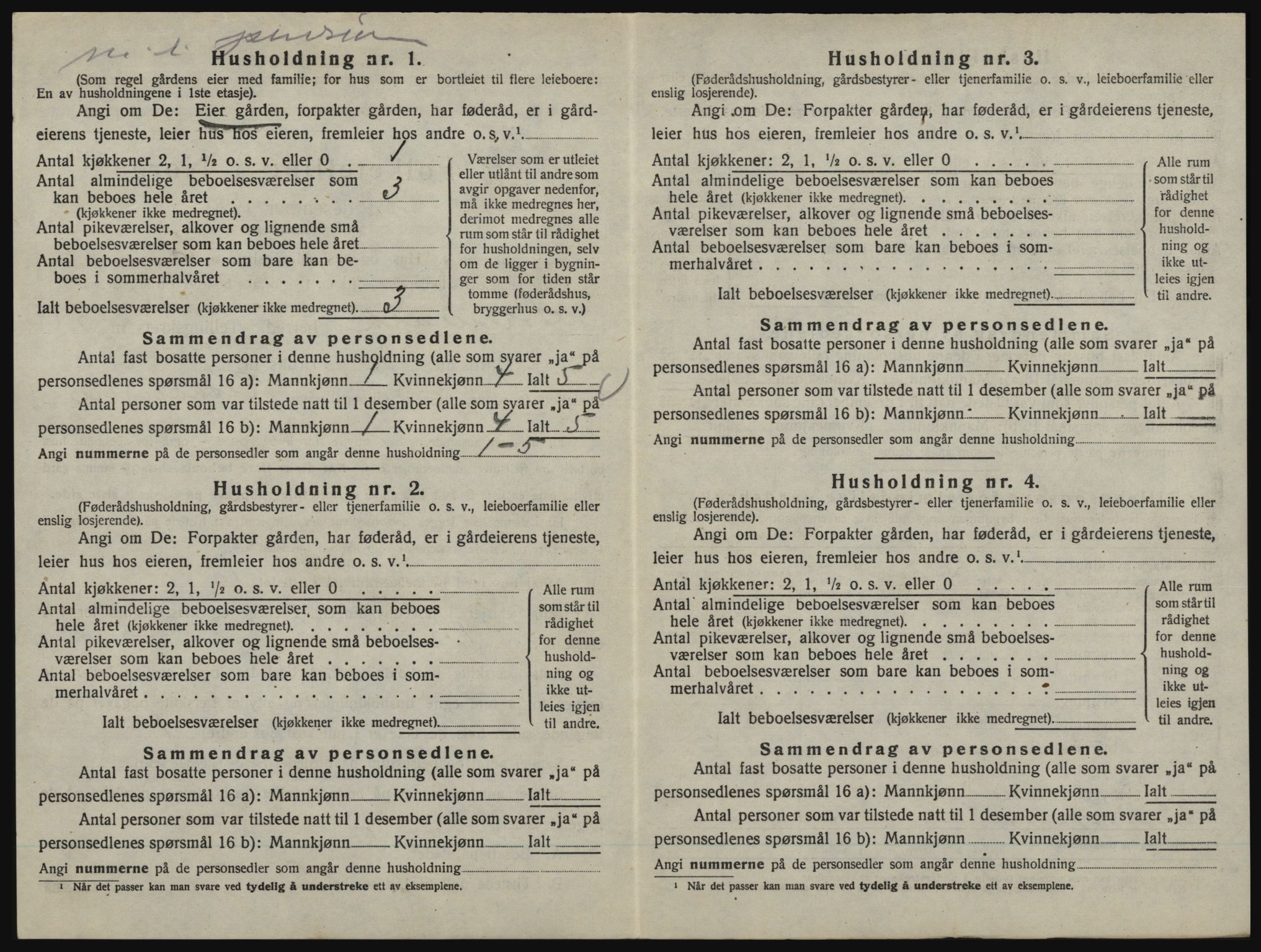 SAO, Folketelling 1920 for 0118 Aremark herred, 1920, s. 304