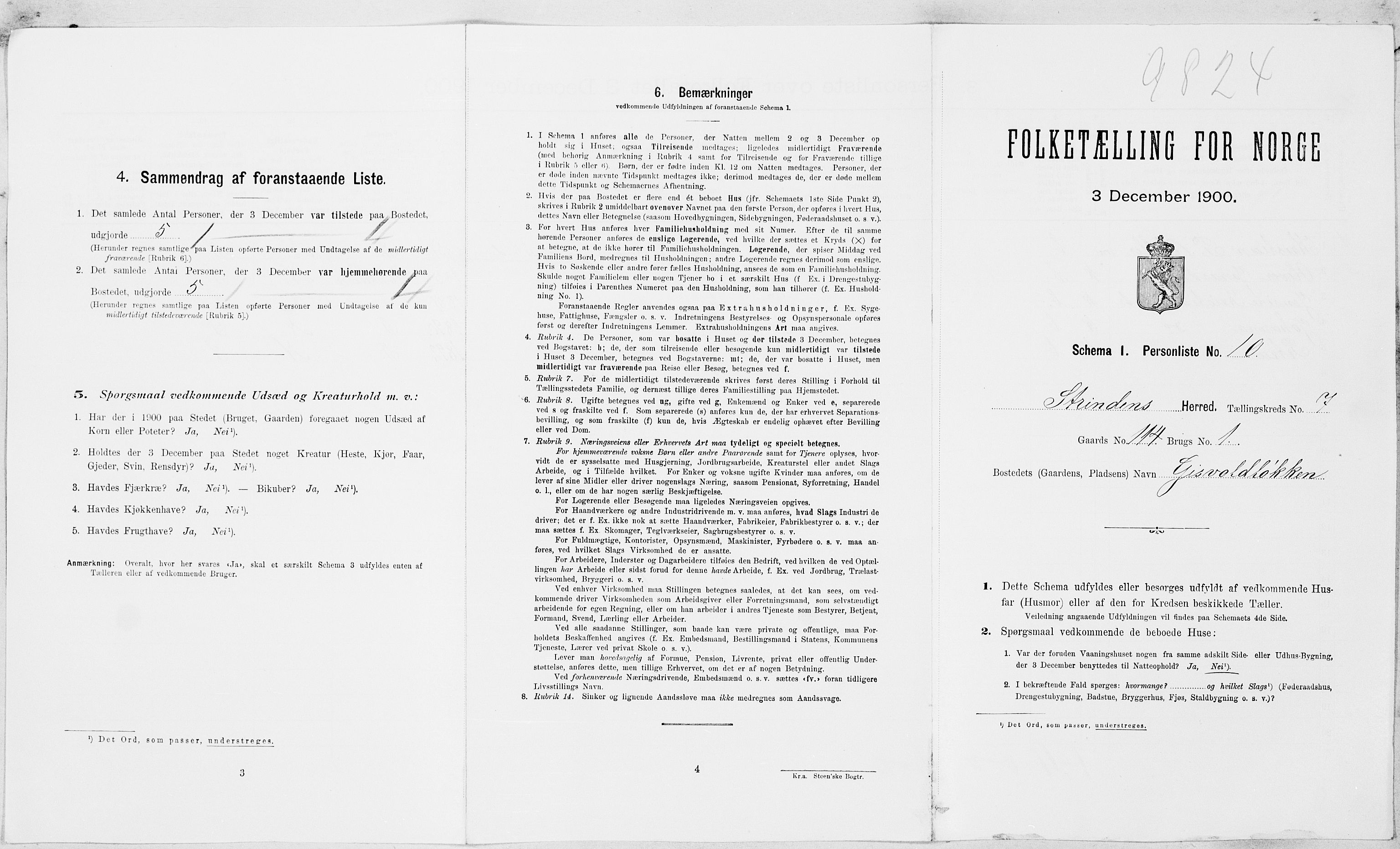SAT, Folketelling 1900 for 1660 Strinda herred, 1900, s. 1208