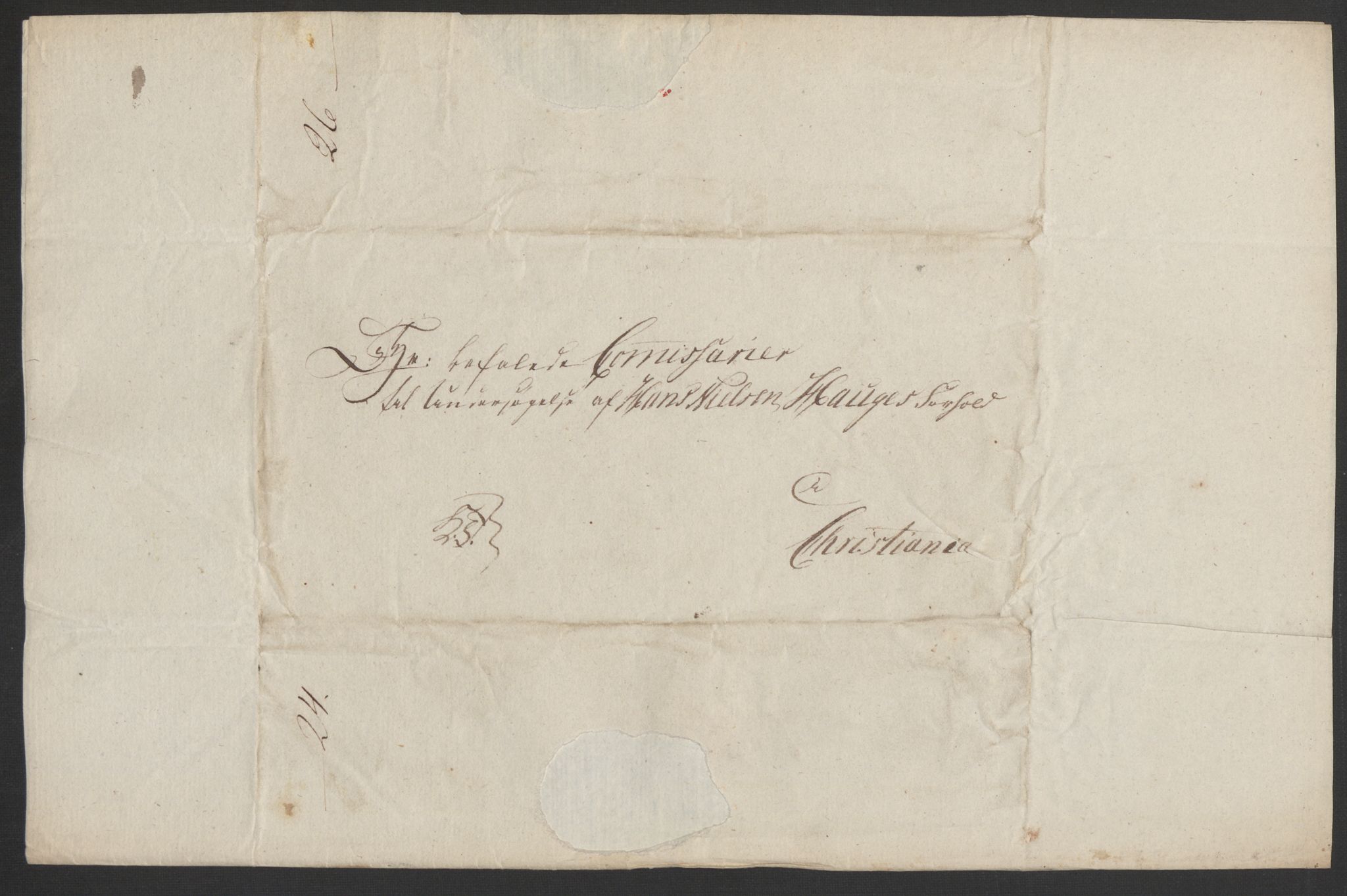 Justisdepartementet, Kommisjon i saken mot Hans Nielsen Hauge 1804, AV/RA-S-1151/D/L0005: Hans Nielsen Hauges sak, 1813, s. 61