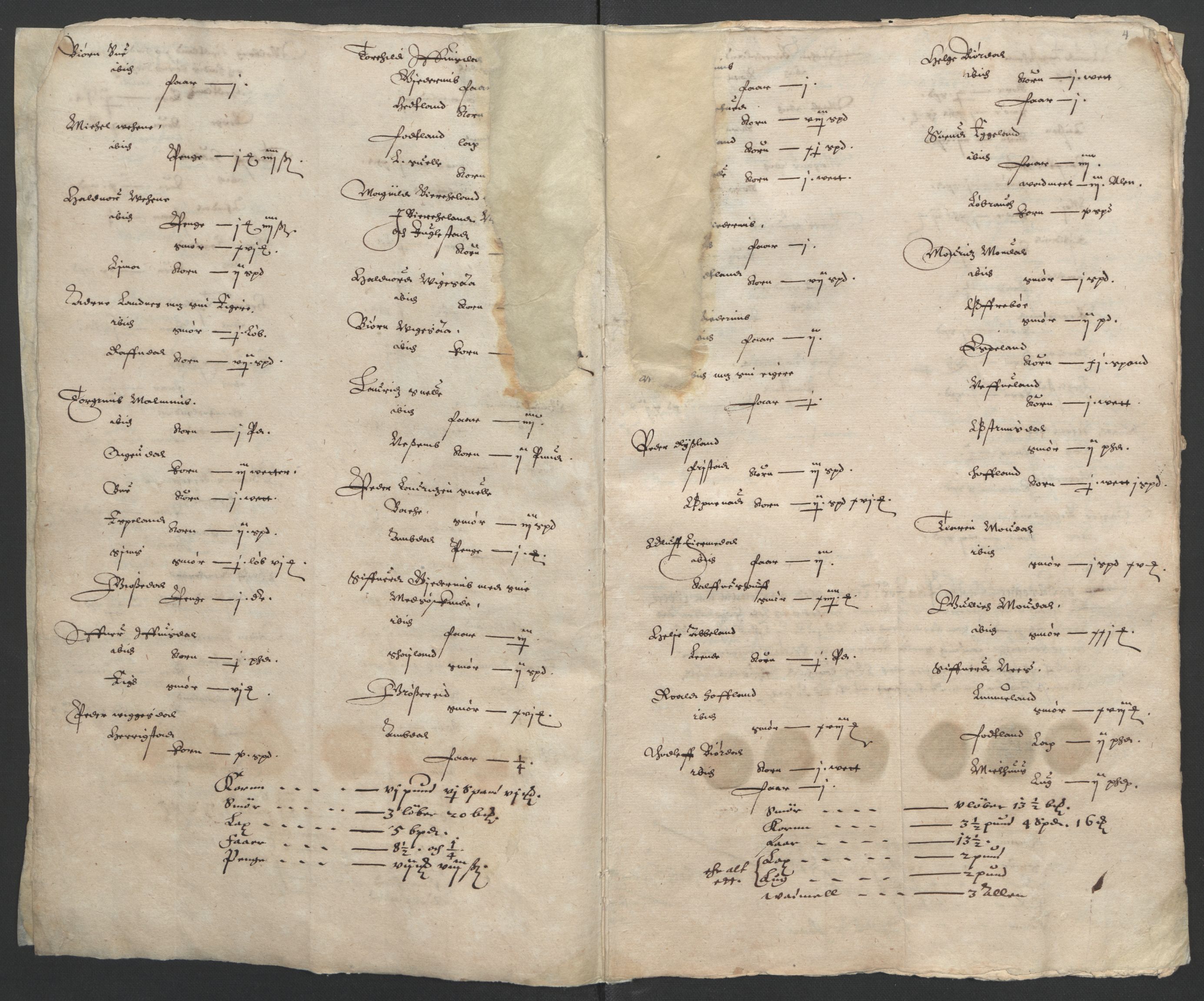 Stattholderembetet 1572-1771, AV/RA-EA-2870/Ek/L0010/0002: Jordebøker til utlikning av rosstjeneste 1624-1626: / Odelsjordebøker for Stavanger len, 1624-1626, s. 38