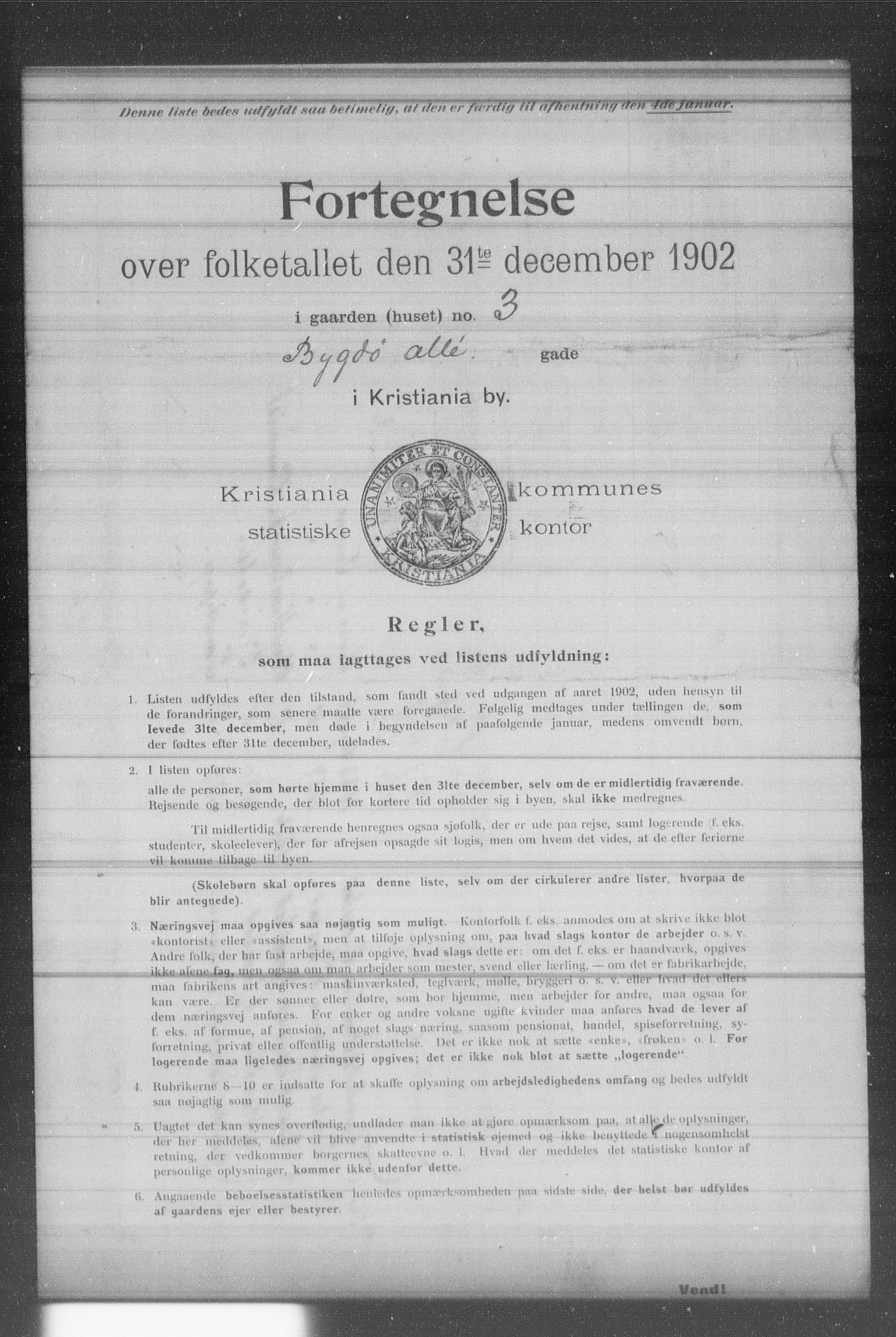 OBA, Kommunal folketelling 31.12.1902 for Kristiania kjøpstad, 1902, s. 2057