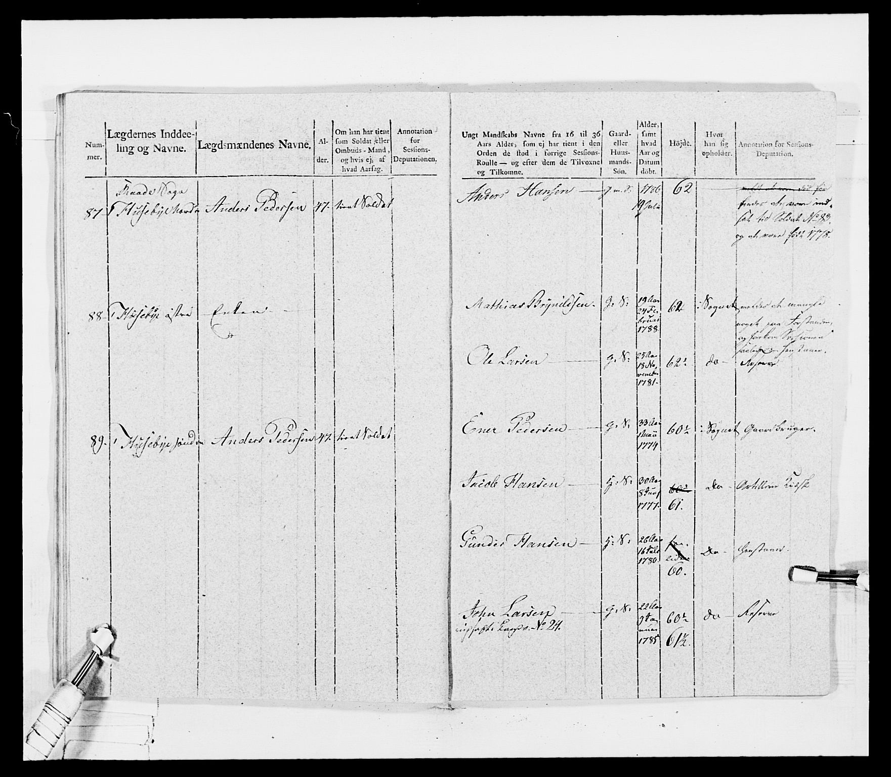 Generalitets- og kommissariatskollegiet, Det kongelige norske kommissariatskollegium, AV/RA-EA-5420/E/Eh/L0030a: Sønnafjelske gevorbne infanteriregiment, 1807, s. 449