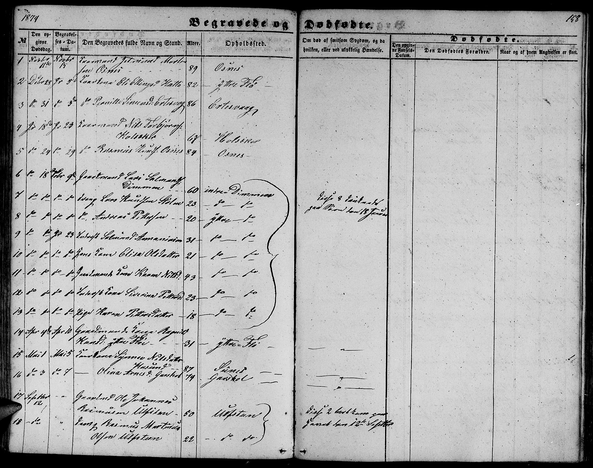 Ministerialprotokoller, klokkerbøker og fødselsregistre - Møre og Romsdal, AV/SAT-A-1454/509/L0111: Klokkerbok nr. 509C01, 1854-1882, s. 158