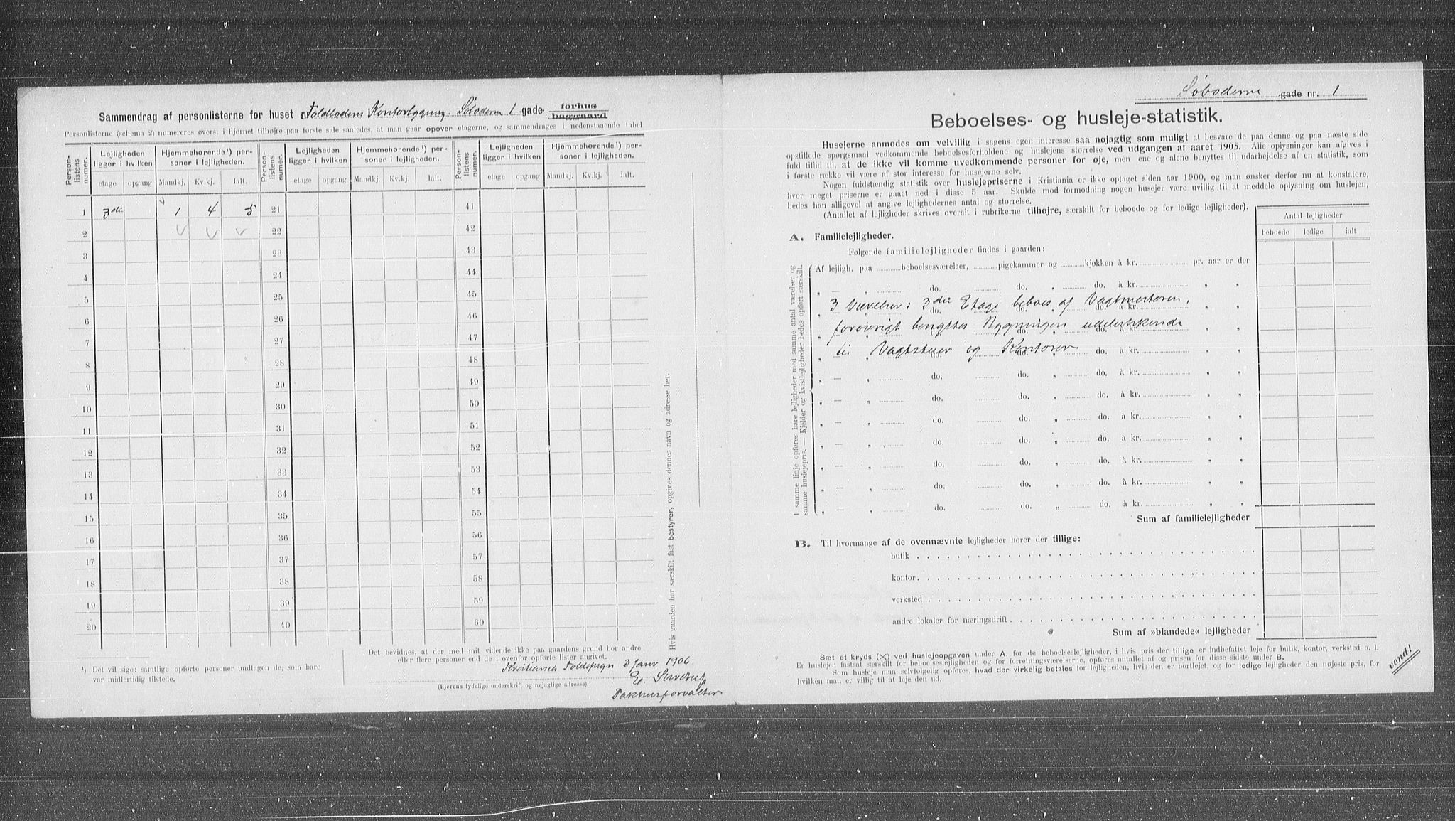 OBA, Kommunal folketelling 31.12.1905 for Kristiania kjøpstad, 1905, s. 59211