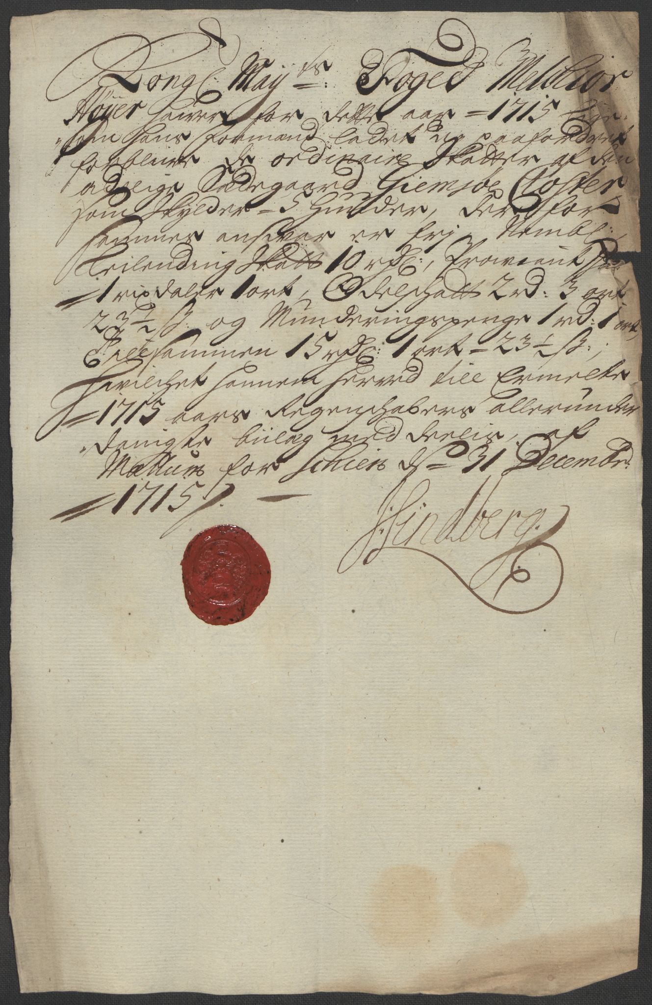 Rentekammeret inntil 1814, Reviderte regnskaper, Fogderegnskap, AV/RA-EA-4092/R36/L2127: Fogderegnskap Øvre og Nedre Telemark og Bamble, 1715, s. 274