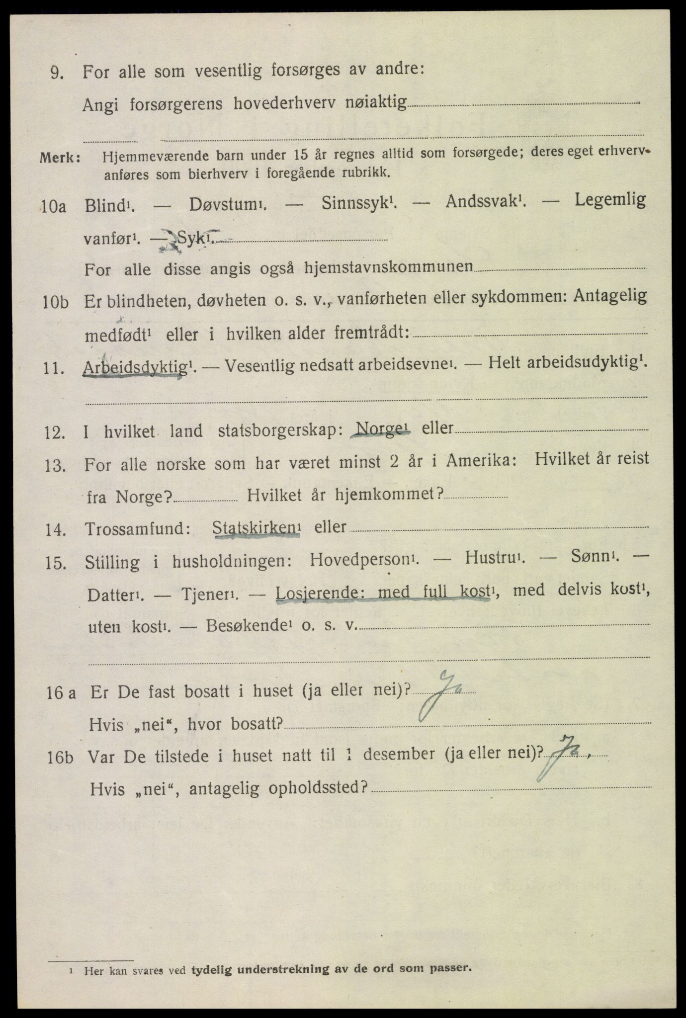 SAH, Folketelling 1920 for 0512 Lesja herred, 1920, s. 4829