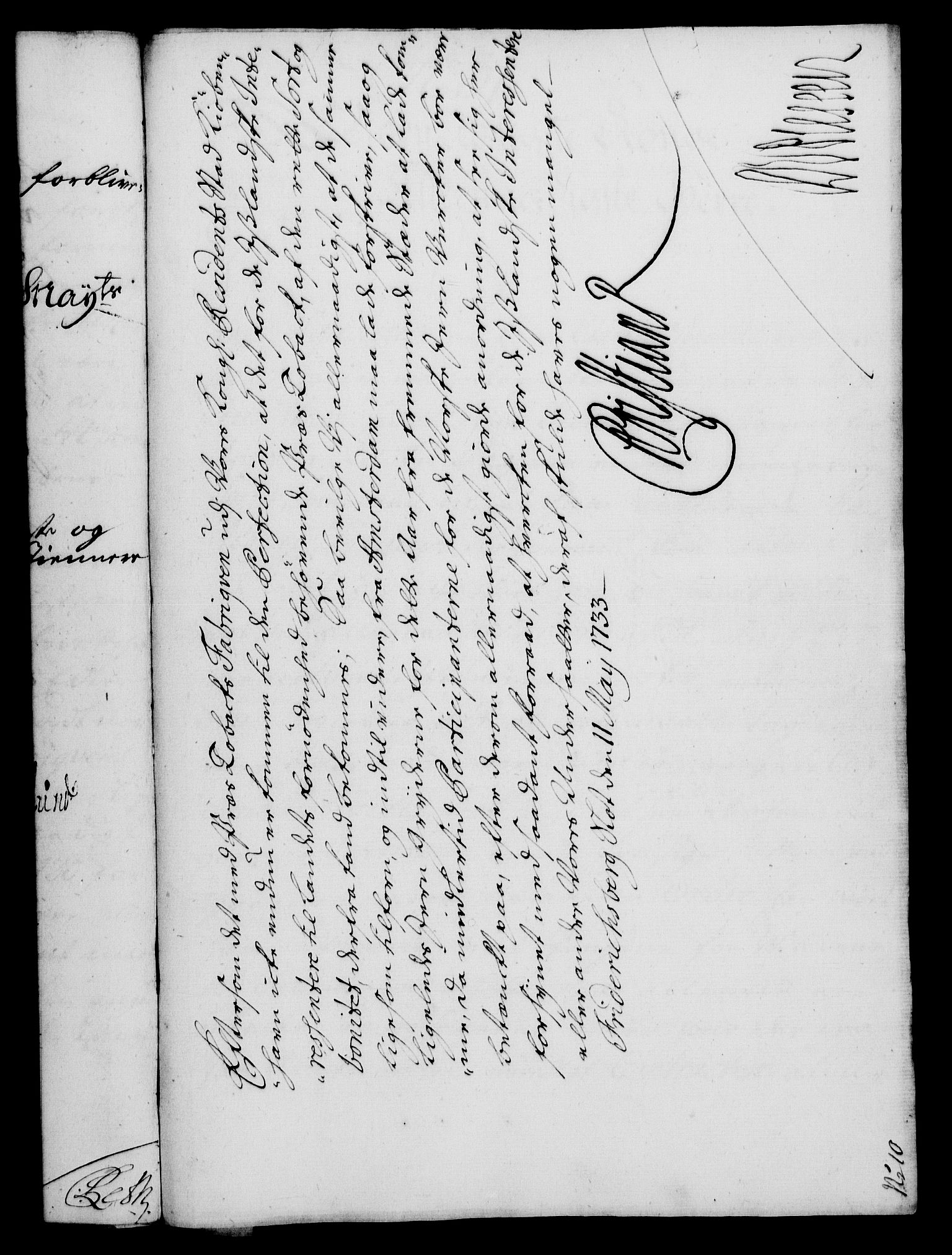 Rentekammeret, Kammerkanselliet, RA/EA-3111/G/Gf/Gfa/L0016: Norsk relasjons- og resolusjonsprotokoll (merket RK 52.16), 1733, s. 201