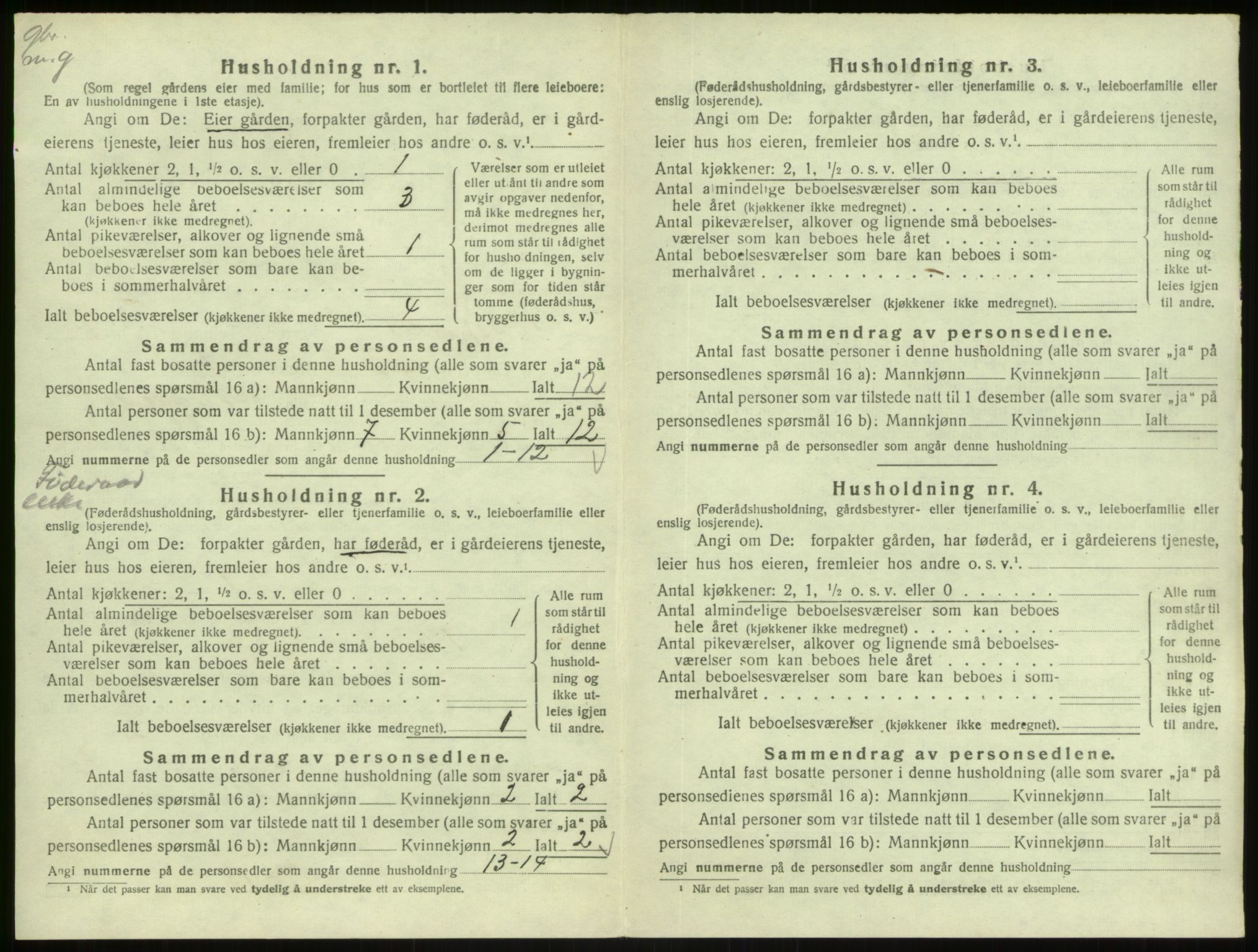 SAB, Folketelling 1920 for 1266 Masfjorden herred, 1920, s. 323