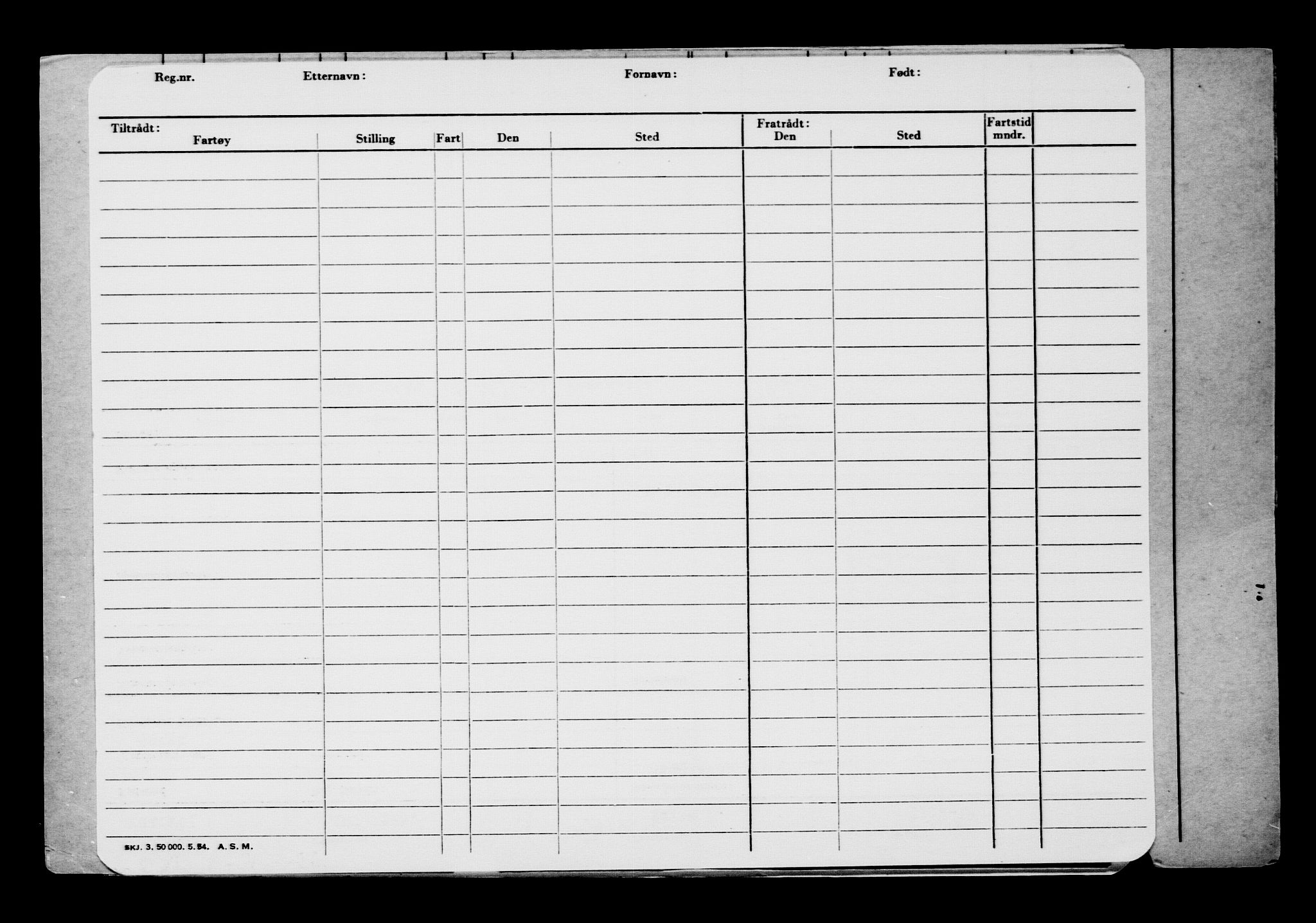 Direktoratet for sjømenn, RA/S-3545/G/Gb/L0164: Hovedkort, 1918, s. 443