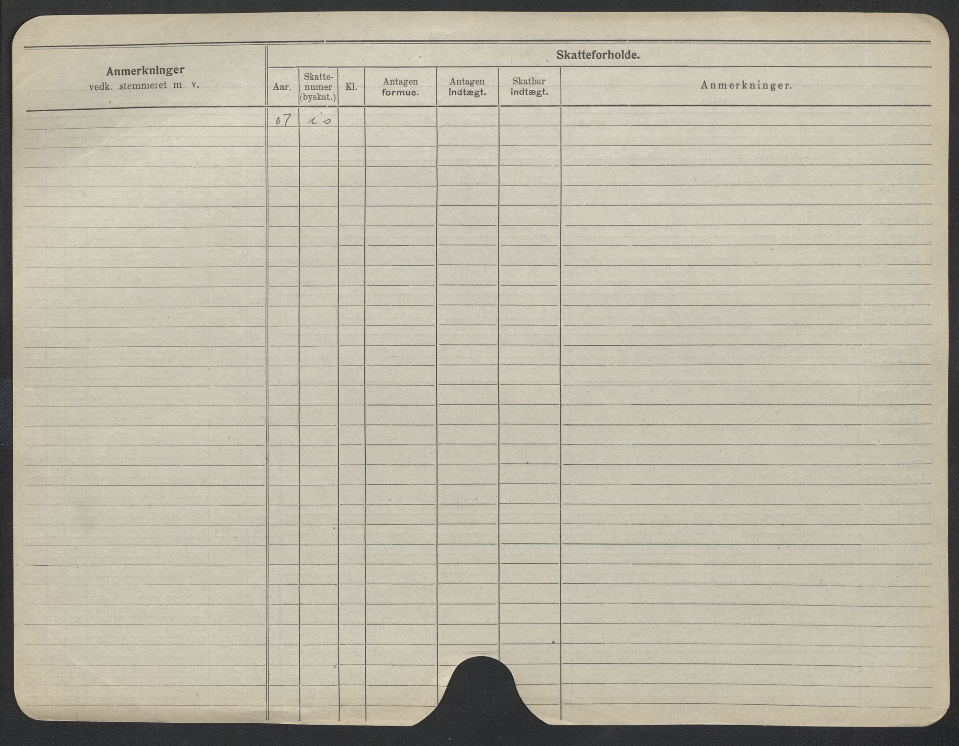 Oslo folkeregister, Registerkort, SAO/A-11715/F/Fa/Fac/L0012: Kvinner, 1906-1914, s. 825b