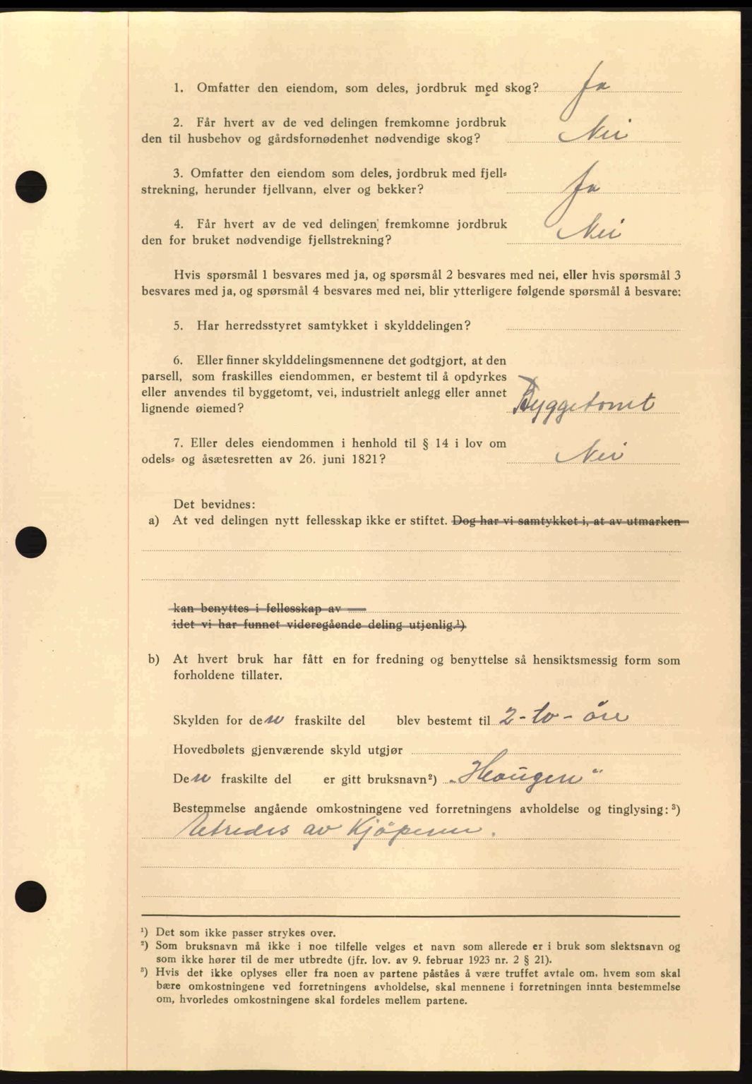 Nordmøre sorenskriveri, SAT/A-4132/1/2/2Ca: Pantebok nr. A90, 1941-1941, Dagboknr: 1685/1941