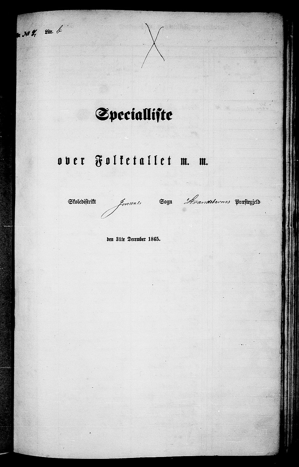 RA, Folketelling 1865 for 1226P Strandebarm prestegjeld, 1865, s. 137