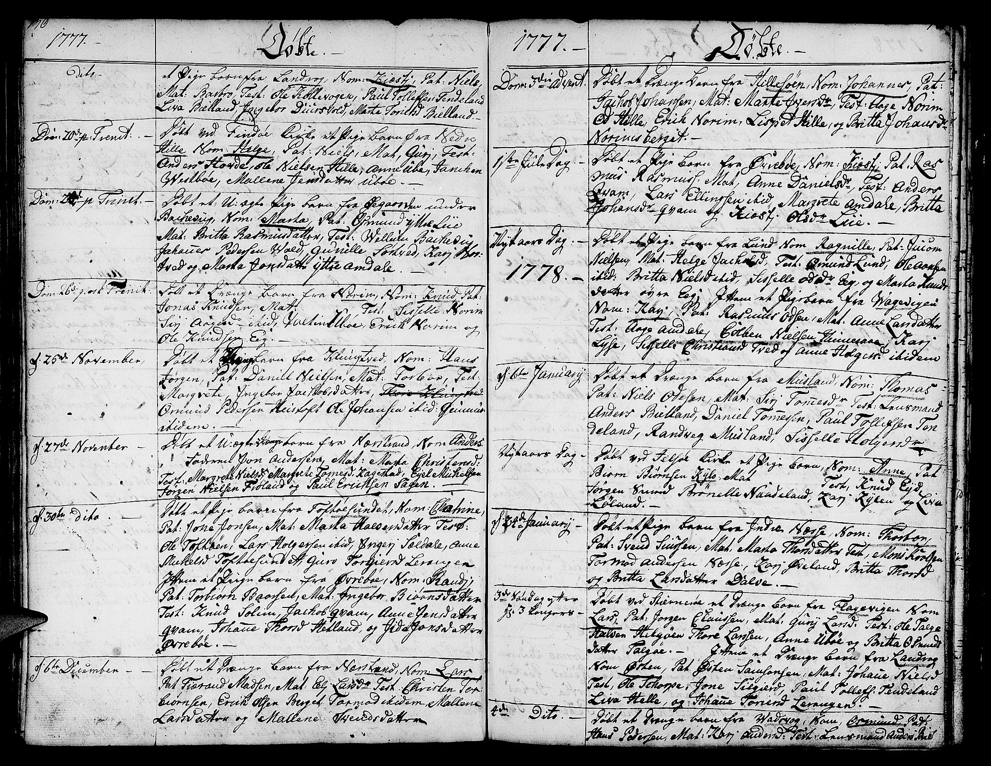 Nedstrand sokneprestkontor, SAST/A-101841/01/IV: Ministerialbok nr. A 3, 1764-1779, s. 150-151