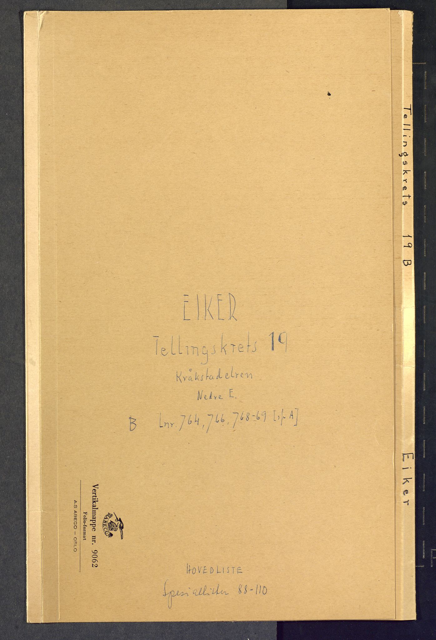 SAKO, Folketelling 1875 for 0624P Eiker prestegjeld, 1875, s. 106