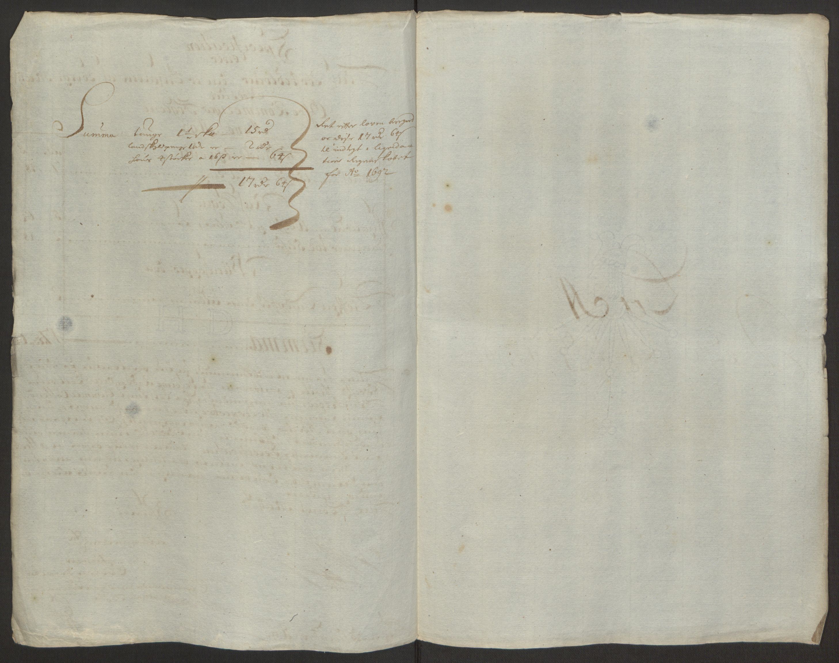 Rentekammeret inntil 1814, Reviderte regnskaper, Fogderegnskap, RA/EA-4092/R12/L0704: Fogderegnskap Øvre Romerike, 1692, s. 17