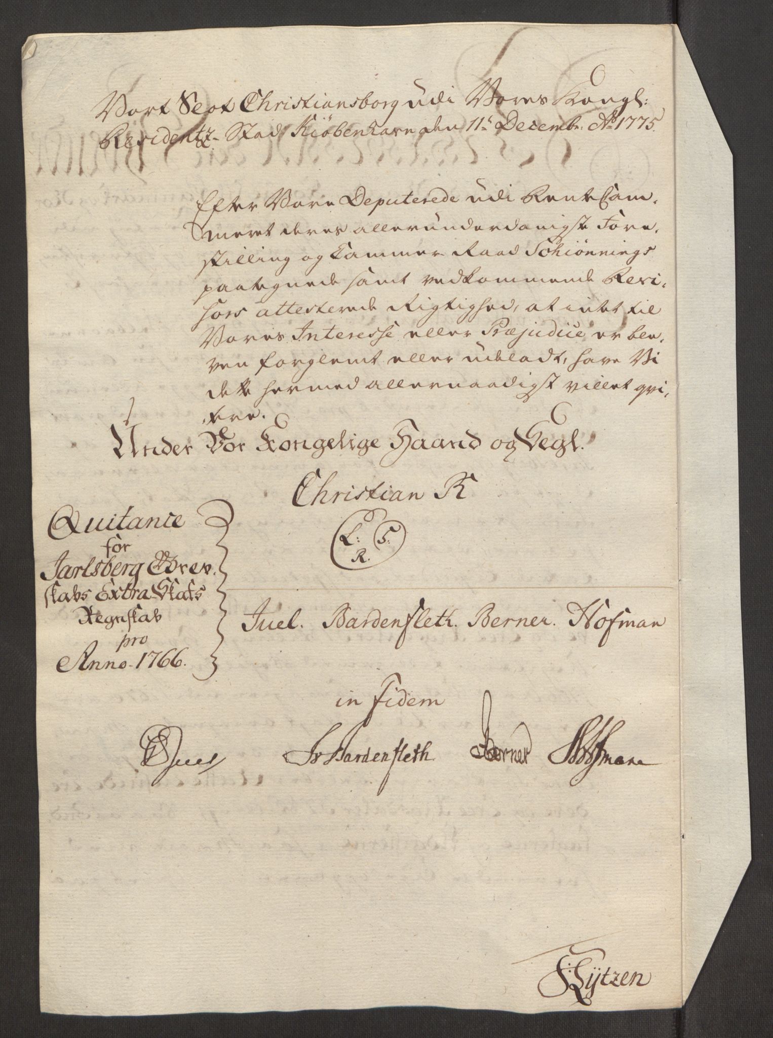 Rentekammeret inntil 1814, Reviderte regnskaper, Fogderegnskap, RA/EA-4092/R32/L1960: Ekstraskatten Jarlsberg grevskap, 1762-1772, s. 111