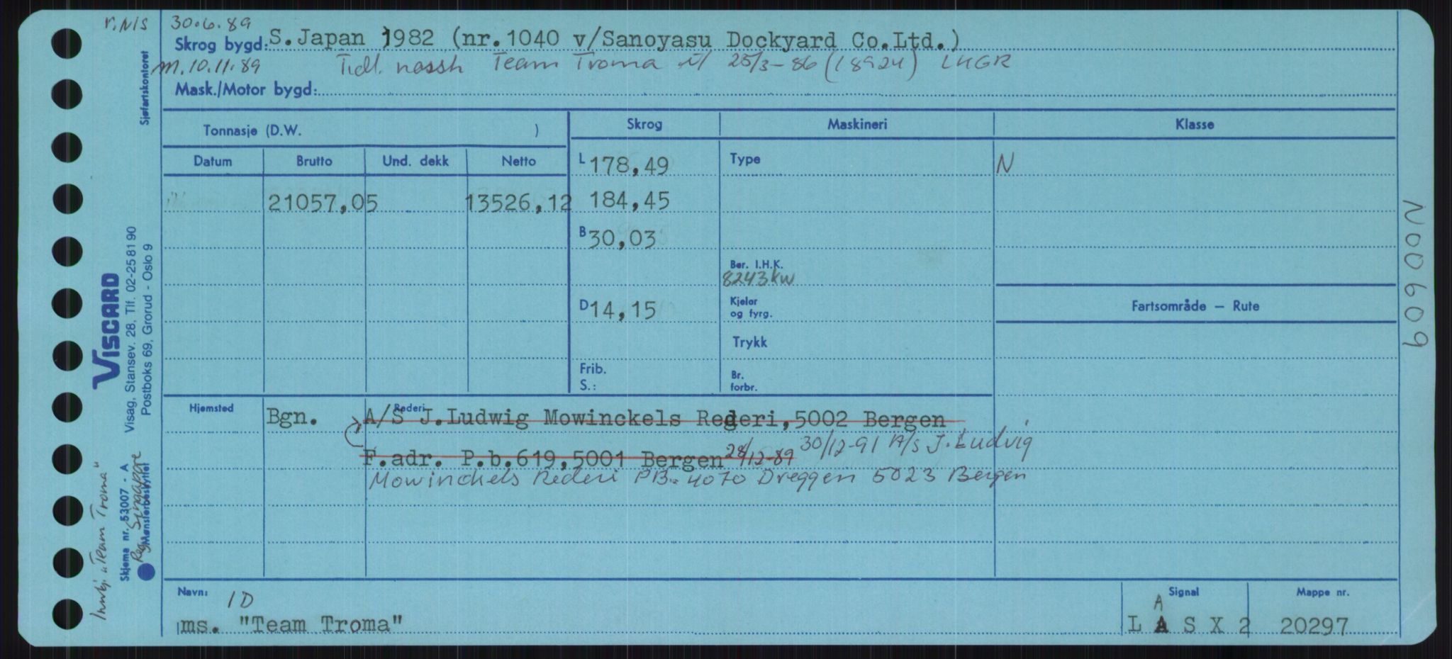 Sjøfartsdirektoratet med forløpere, Skipsmålingen, AV/RA-S-1627/H/Ha/L0006/0001: Fartøy, Sver-Å / Fartøy, Sver-T, s. 265