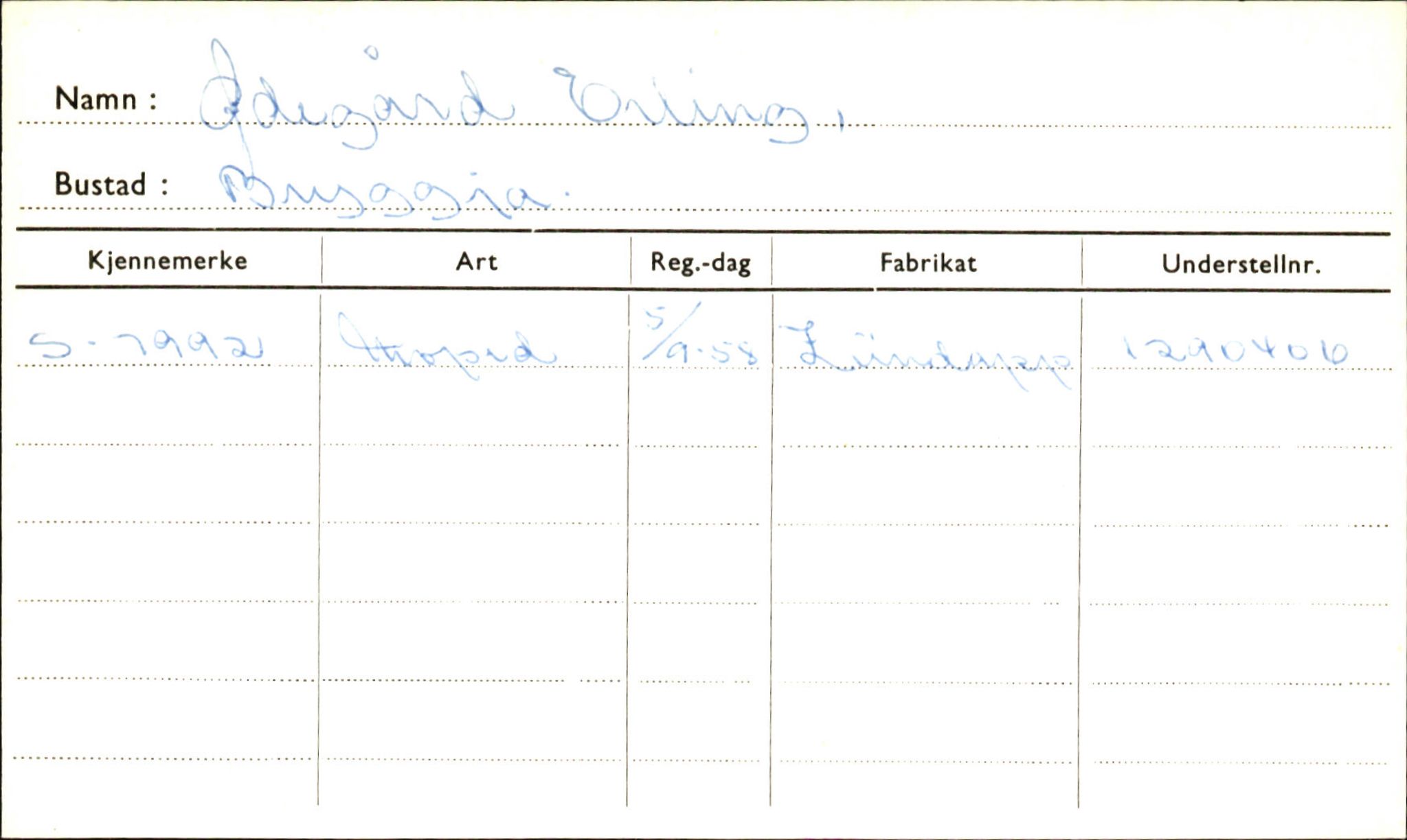 Statens vegvesen, Sogn og Fjordane vegkontor, AV/SAB-A-5301/4/F/L0002: Eigarregister Fjordane til 1.6.1961, 1930-1961, s. 645