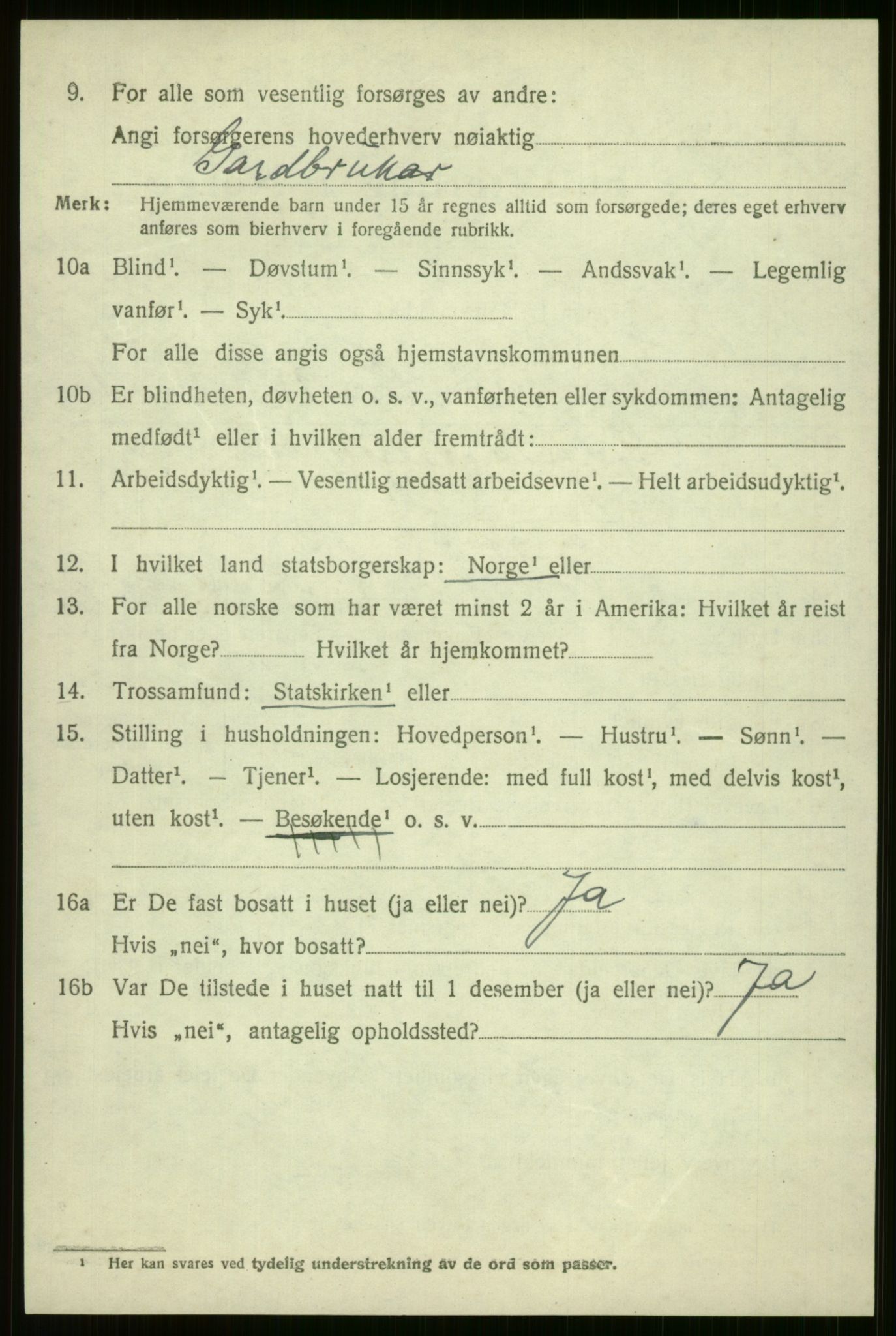 SAB, Folketelling 1920 for 1235 Voss herred, 1920, s. 12126