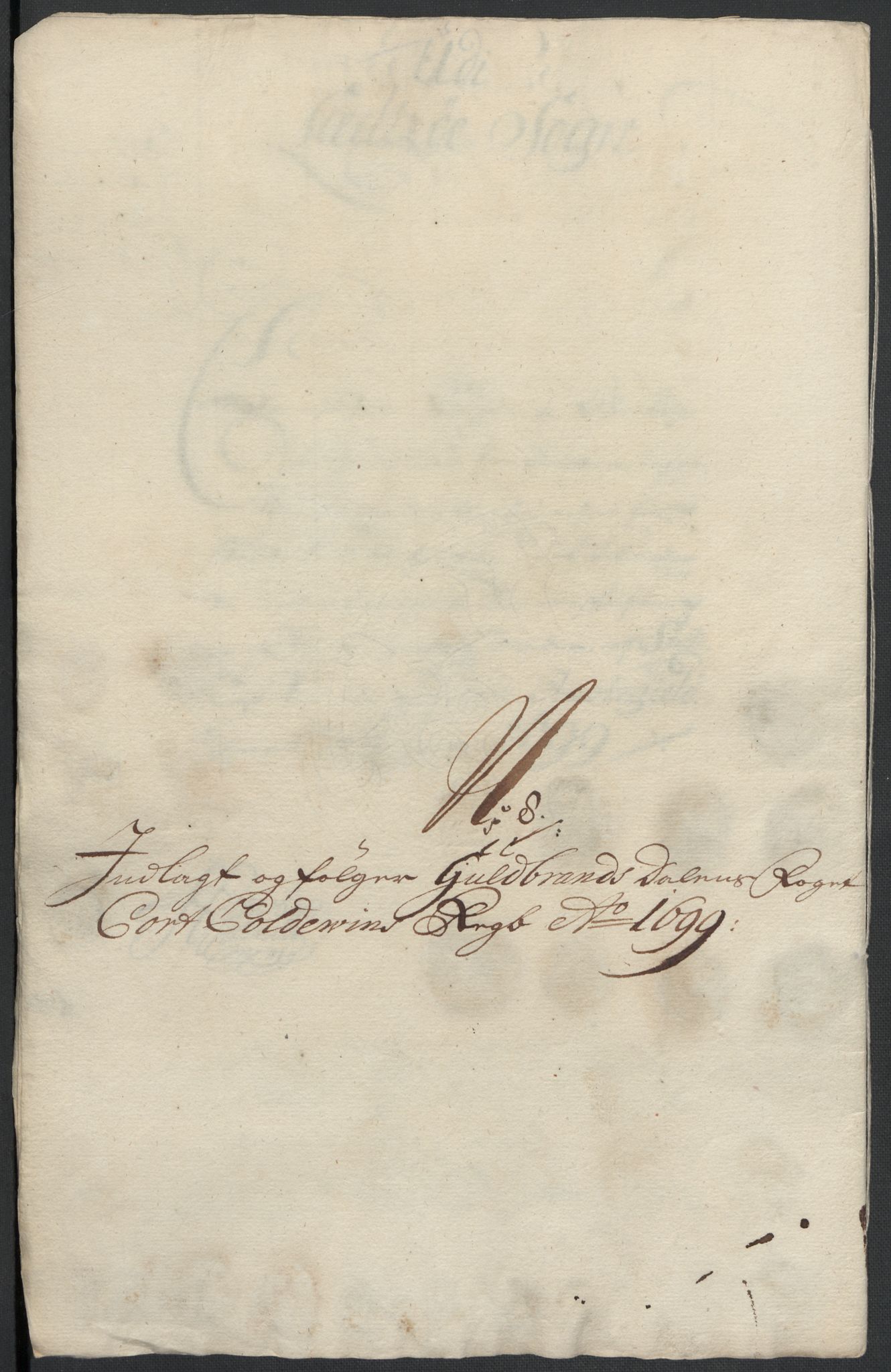 Rentekammeret inntil 1814, Reviderte regnskaper, Fogderegnskap, AV/RA-EA-4092/R17/L1172: Fogderegnskap Gudbrandsdal, 1699, s. 164