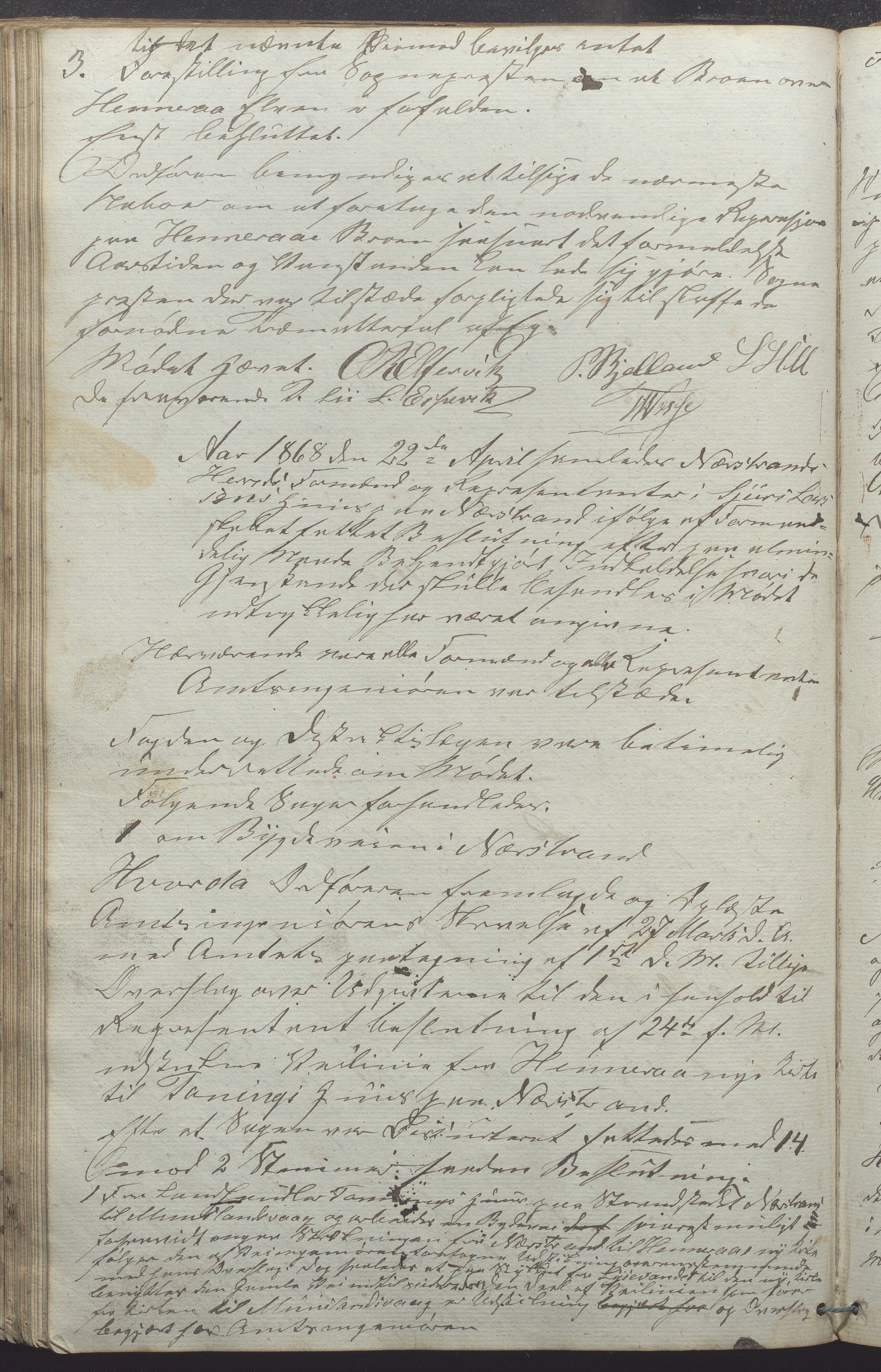 Nedstrand kommune - Formannskapet, IKAR/K-100244/A/Aa/L0001: Møtebok, 1837-1875, s. 196b