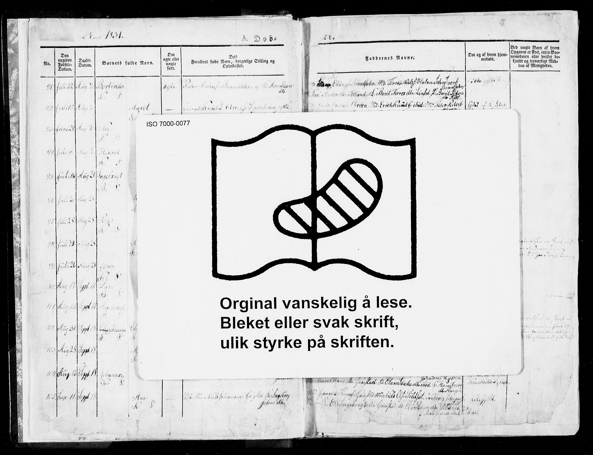 Ministerialprotokoller, klokkerbøker og fødselsregistre - Møre og Romsdal, SAT/A-1454/568/L0803: Ministerialbok nr. 568A10, 1830-1853, s. 8