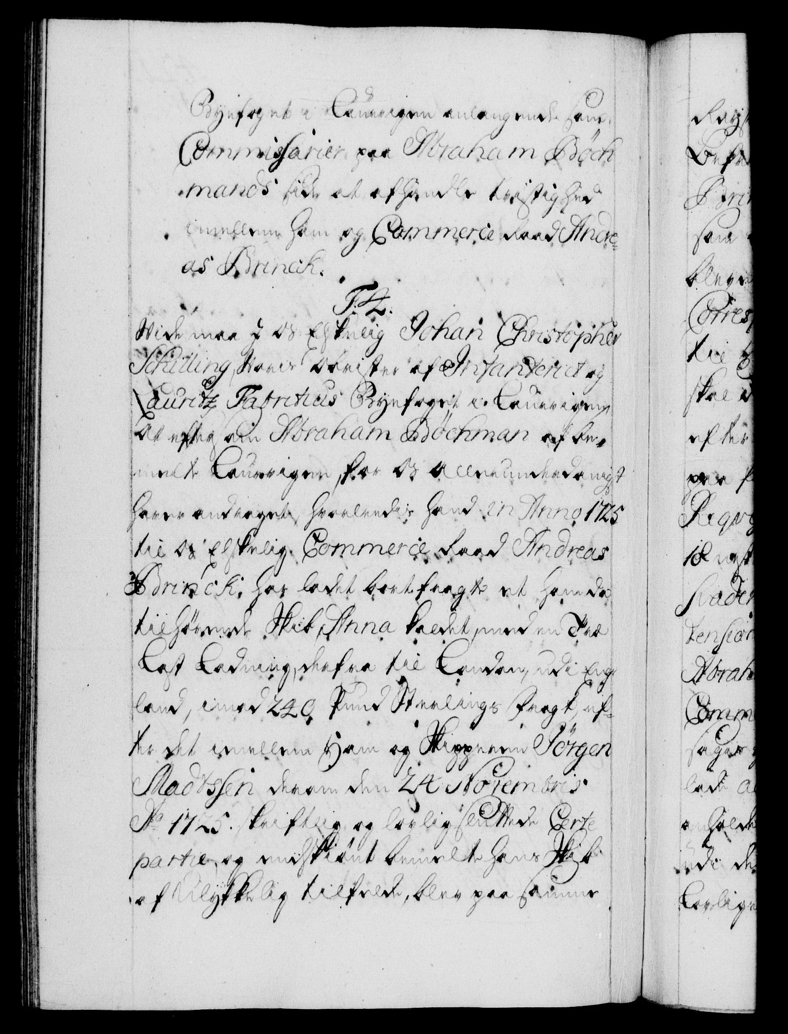 Danske Kanselli 1572-1799, AV/RA-EA-3023/F/Fc/Fca/Fcab/L0024: Norske tegnelser, 1728-1730, s. 421b