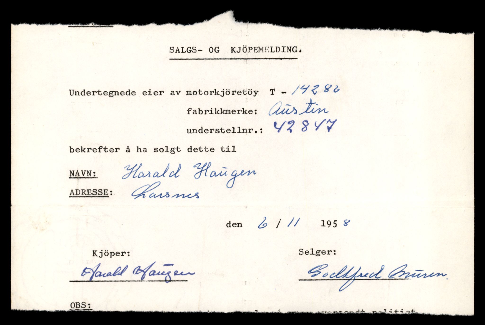 Møre og Romsdal vegkontor - Ålesund trafikkstasjon, AV/SAT-A-4099/F/Fe/L0044: Registreringskort for kjøretøy T 14205 - T 14319, 1927-1998, s. 2390