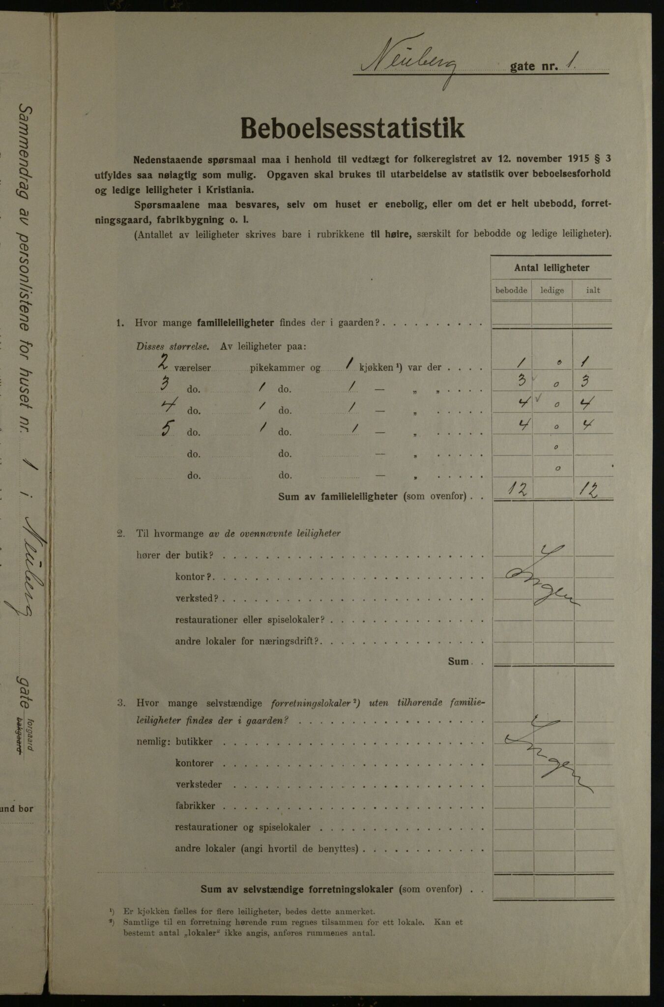 OBA, Kommunal folketelling 1.12.1923 for Kristiania, 1923, s. 76653