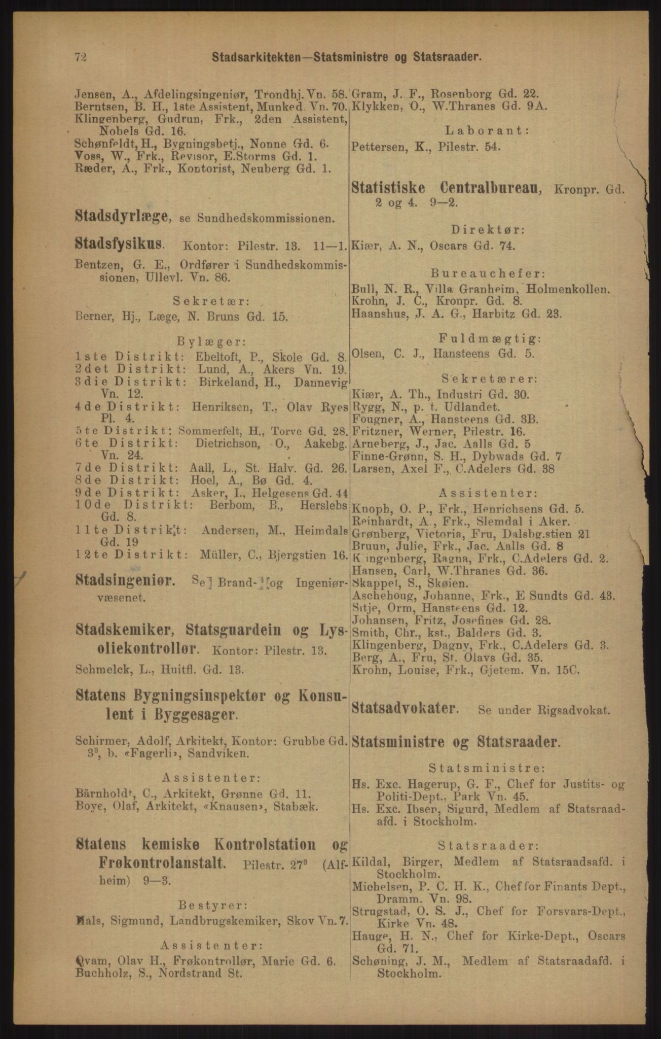 Kristiania/Oslo adressebok, PUBL/-, 1905, s. 72