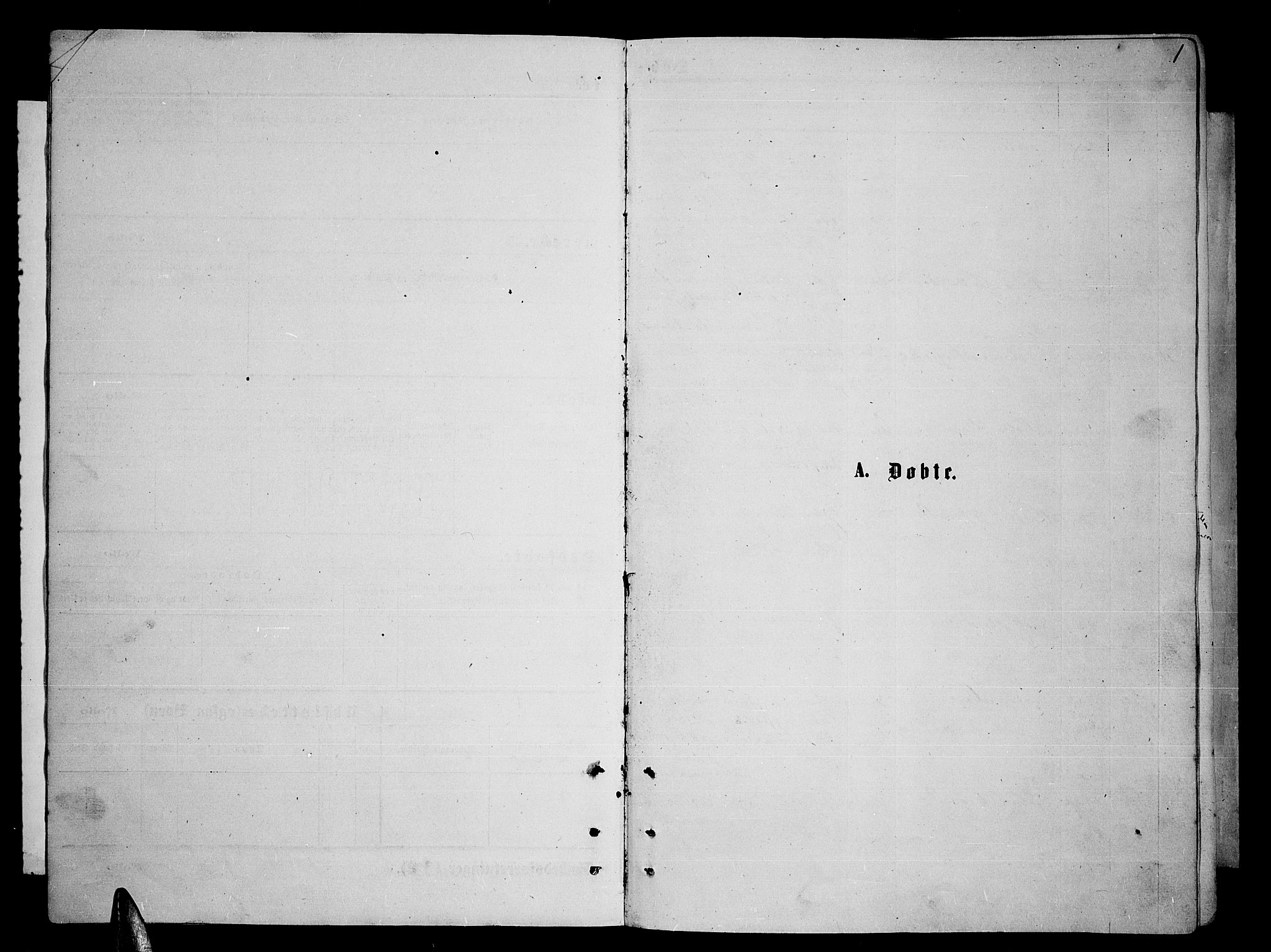 Kvæfjord sokneprestkontor, AV/SATØ-S-1323/G/Ga/Gab/L0004klokker: Klokkerbok nr. 4, 1870-1886, s. 1