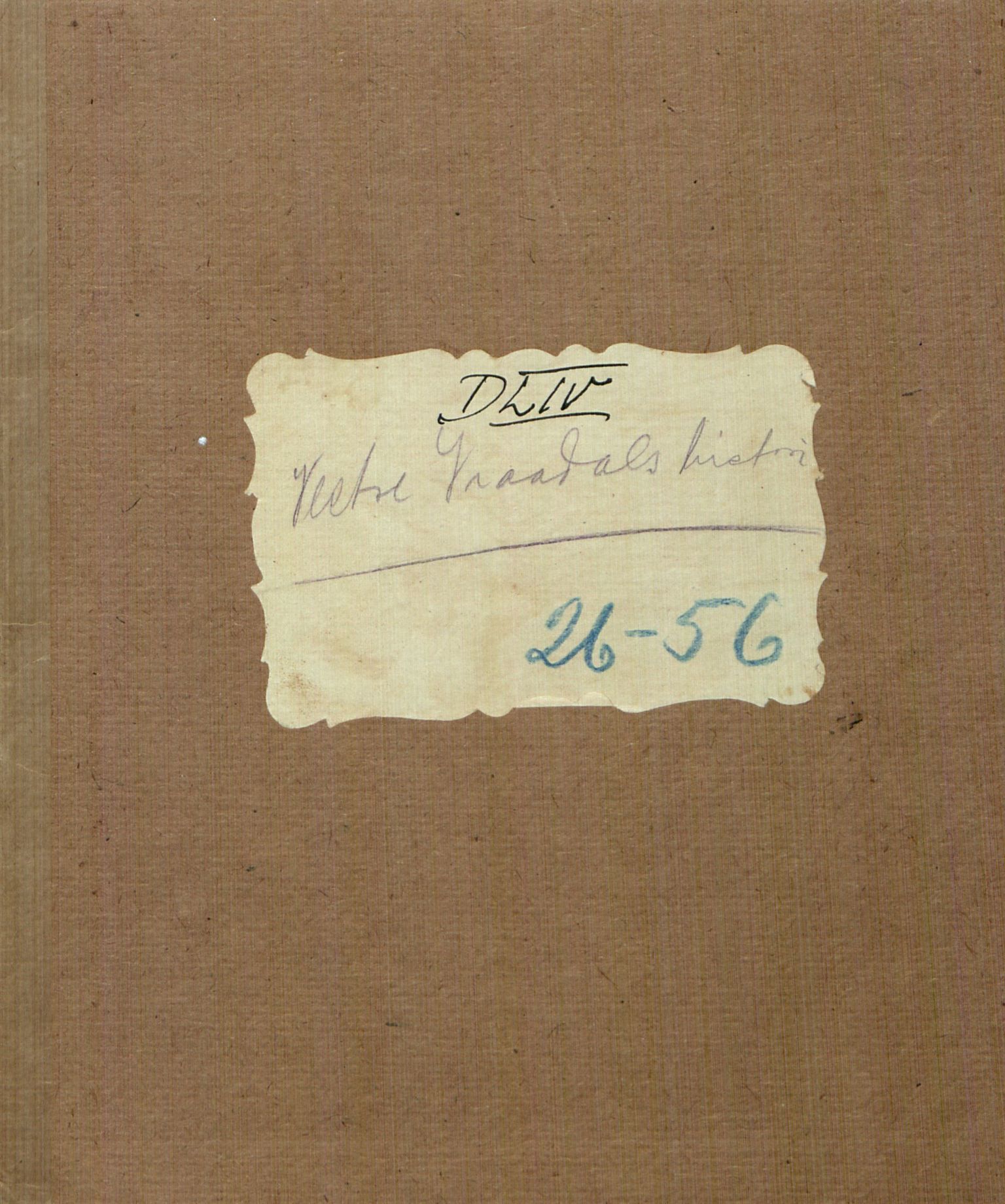 Rikard Berge, TEMU/TGM-A-1003/F/L0017/0004: 551-599 / 554 Vraadals historie, Signe Vesterdal, 1918